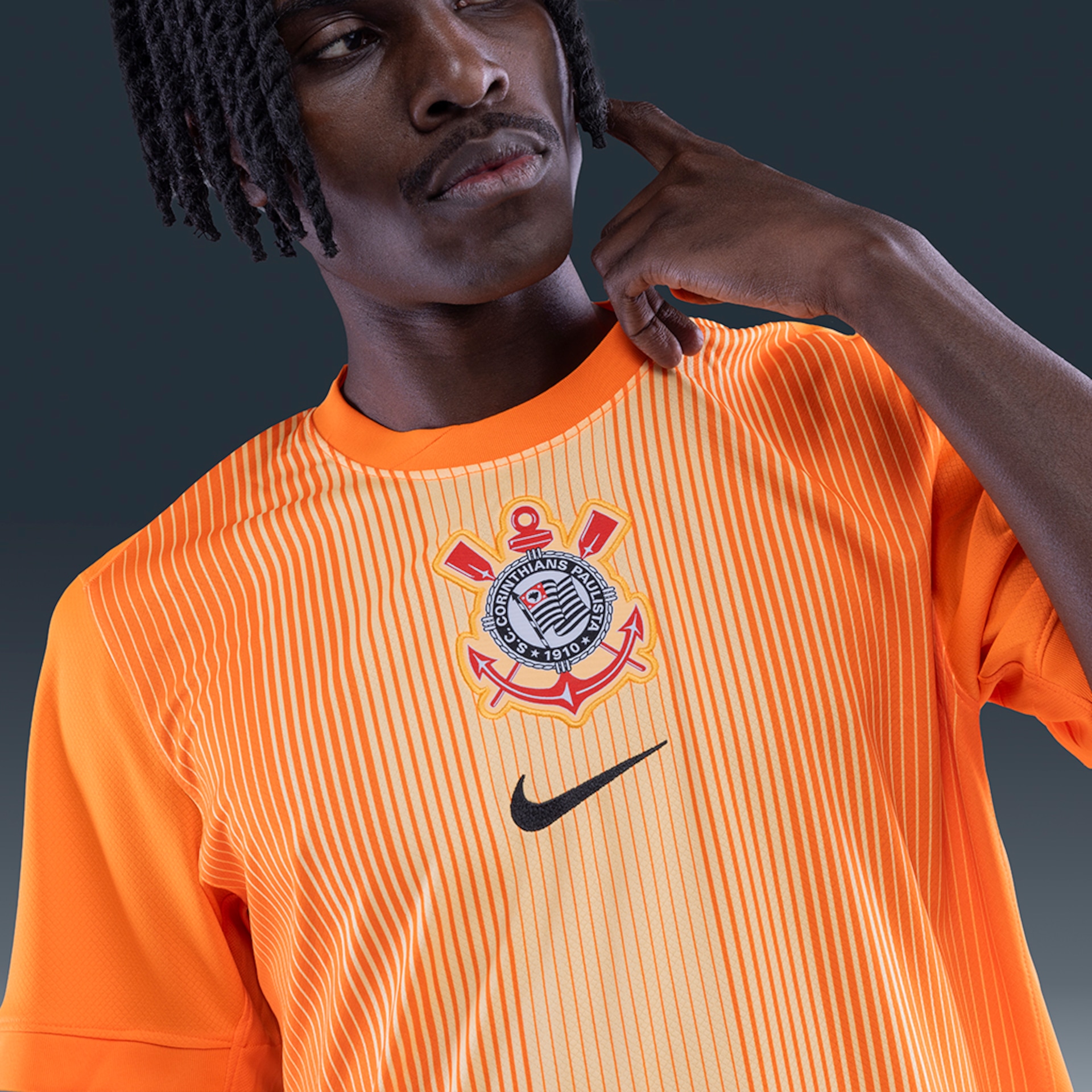 Imagem principal de Camisa de Goleiro Corinthians Nike 2025/26 Torcedor Pro Masculina