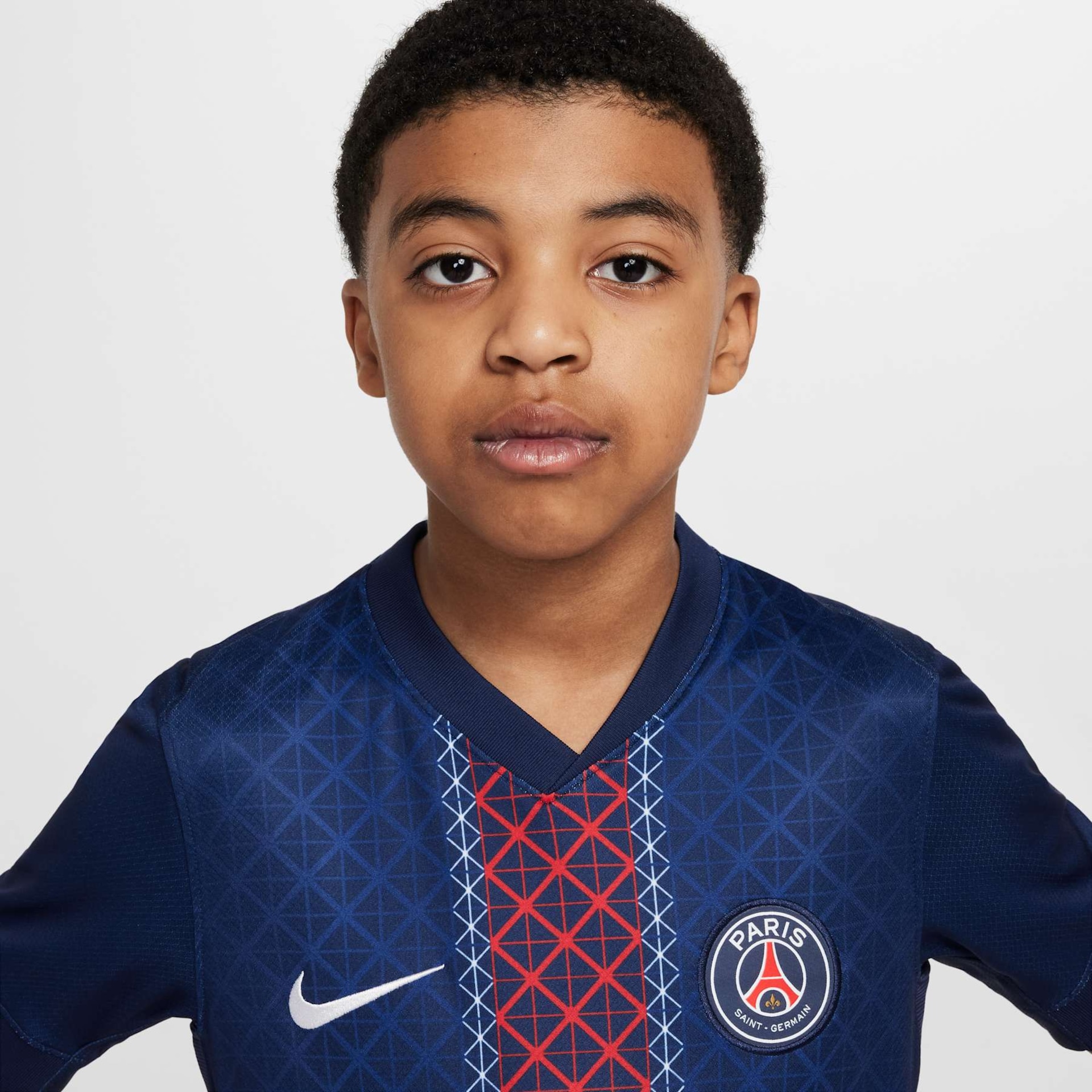 Camisa Nike Paris Saint-Germain I 2025/26 Torcedor Pro Infantil - Foto 3