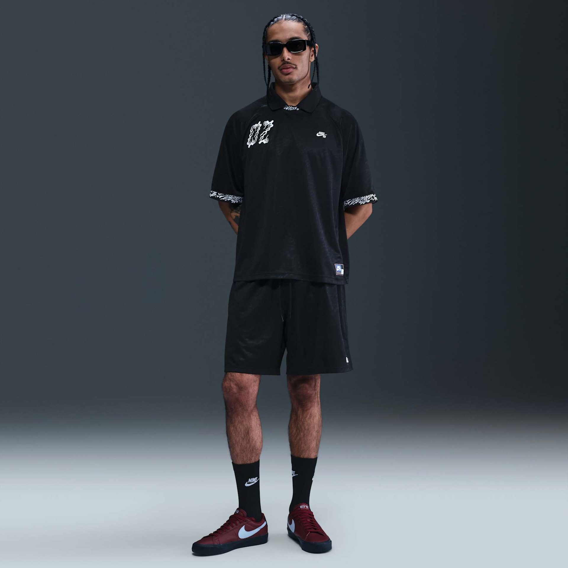 Camisa Nike SB Jacquard Masculina - Foto 4