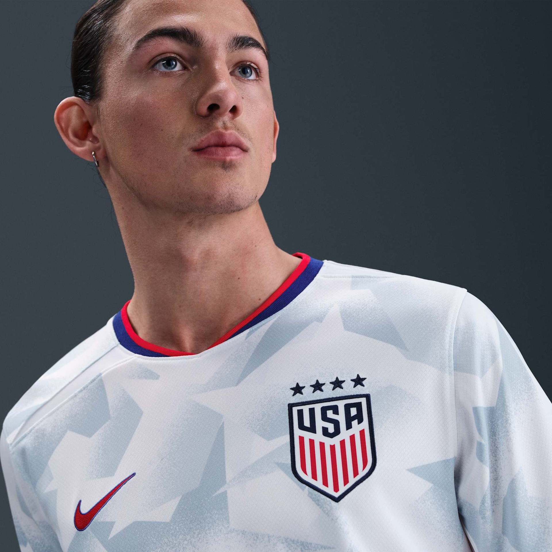 Camisa Nike Estados Unidos I 2025/26 Torcedor Pro Masculina - Foto 3