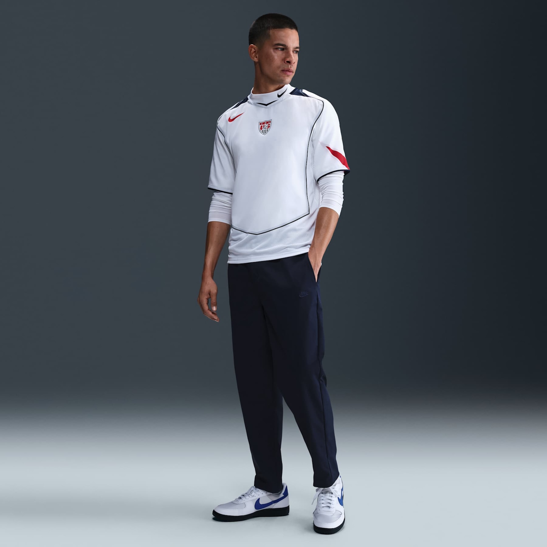 Camisa Estados Unidos Nike Reedição Total 90 Masculina - Foto 4