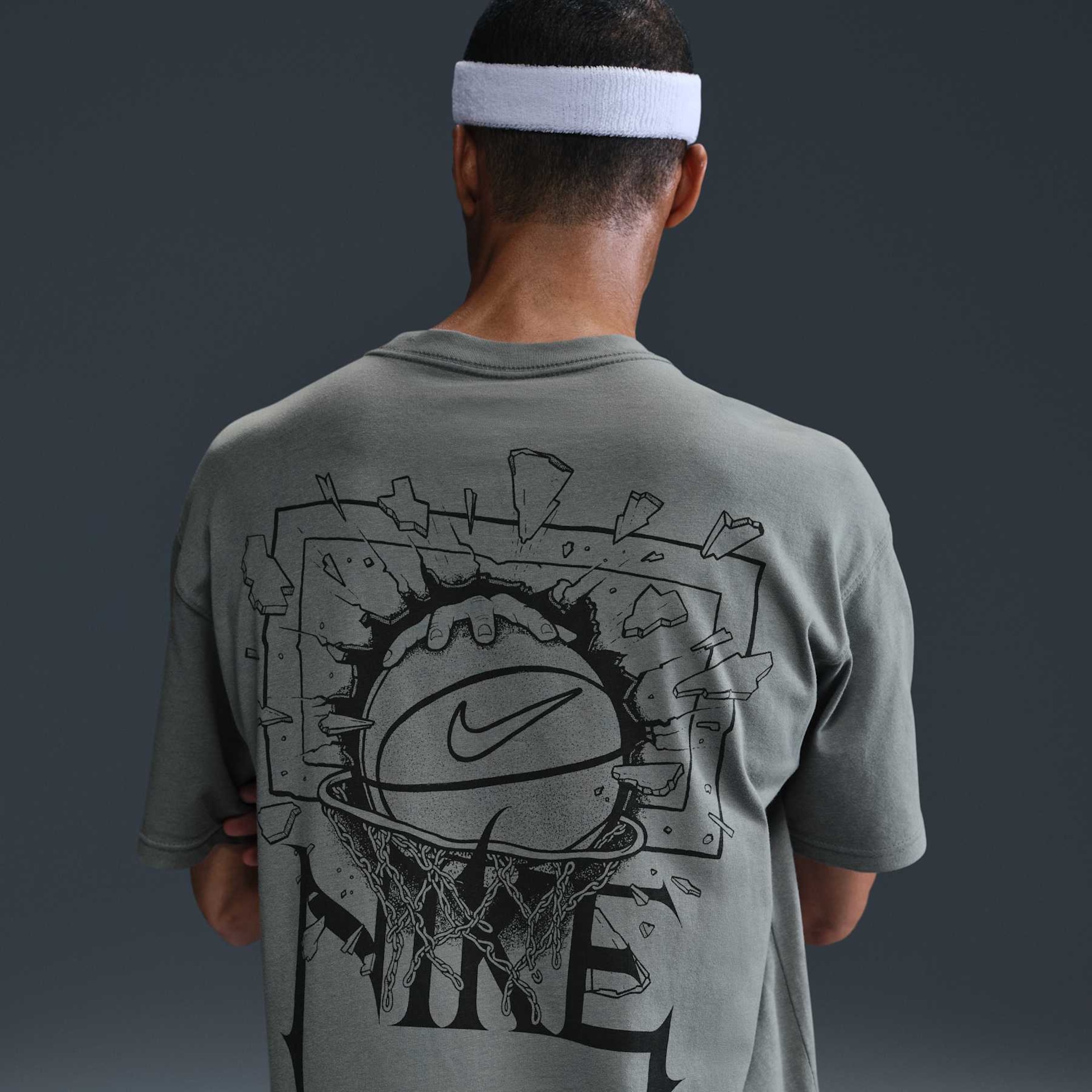 Camiseta Nike M90 Verbiage Masculina - Foto 2