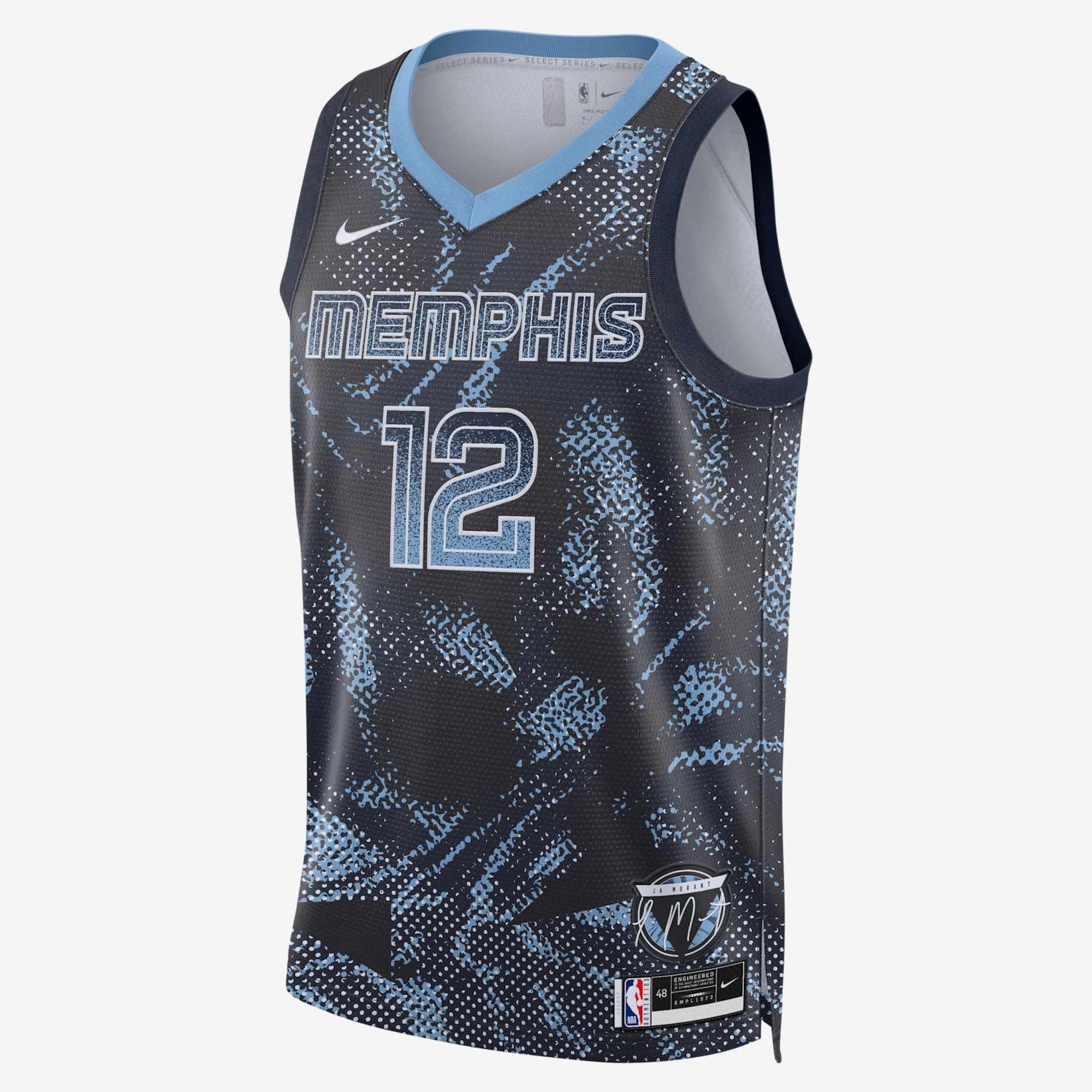 Regata Nike NBA Ja Morant Memphis GrizzLies 2025/26 Select Series Masculina - Foto 1