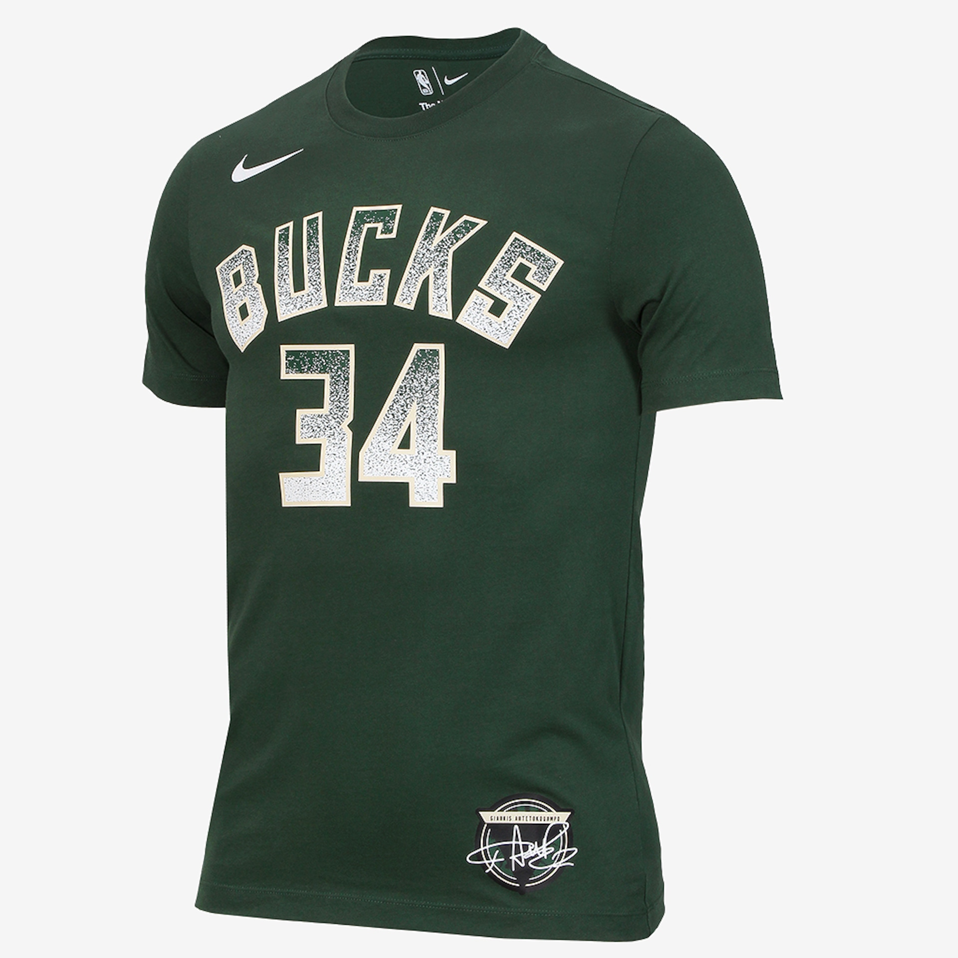 Camiseta Nike Giannis Antetokounmpo Milwaukee Bucks Masculina - Foto 1