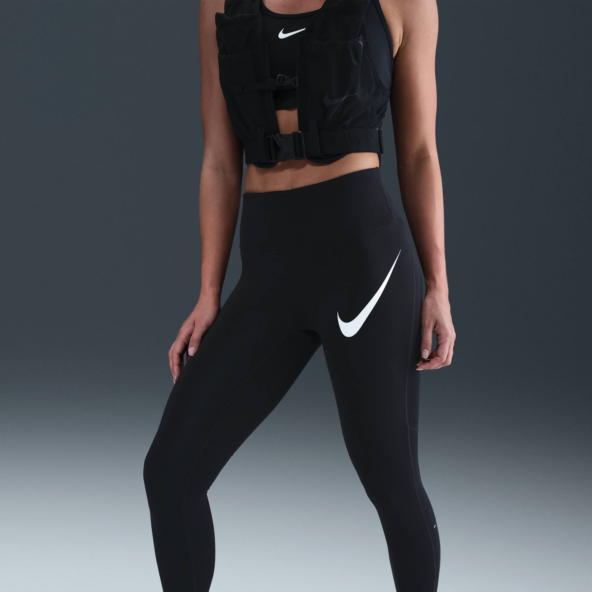 Legging Dri-FIT Nike Swoosh Feminina - Foto 2