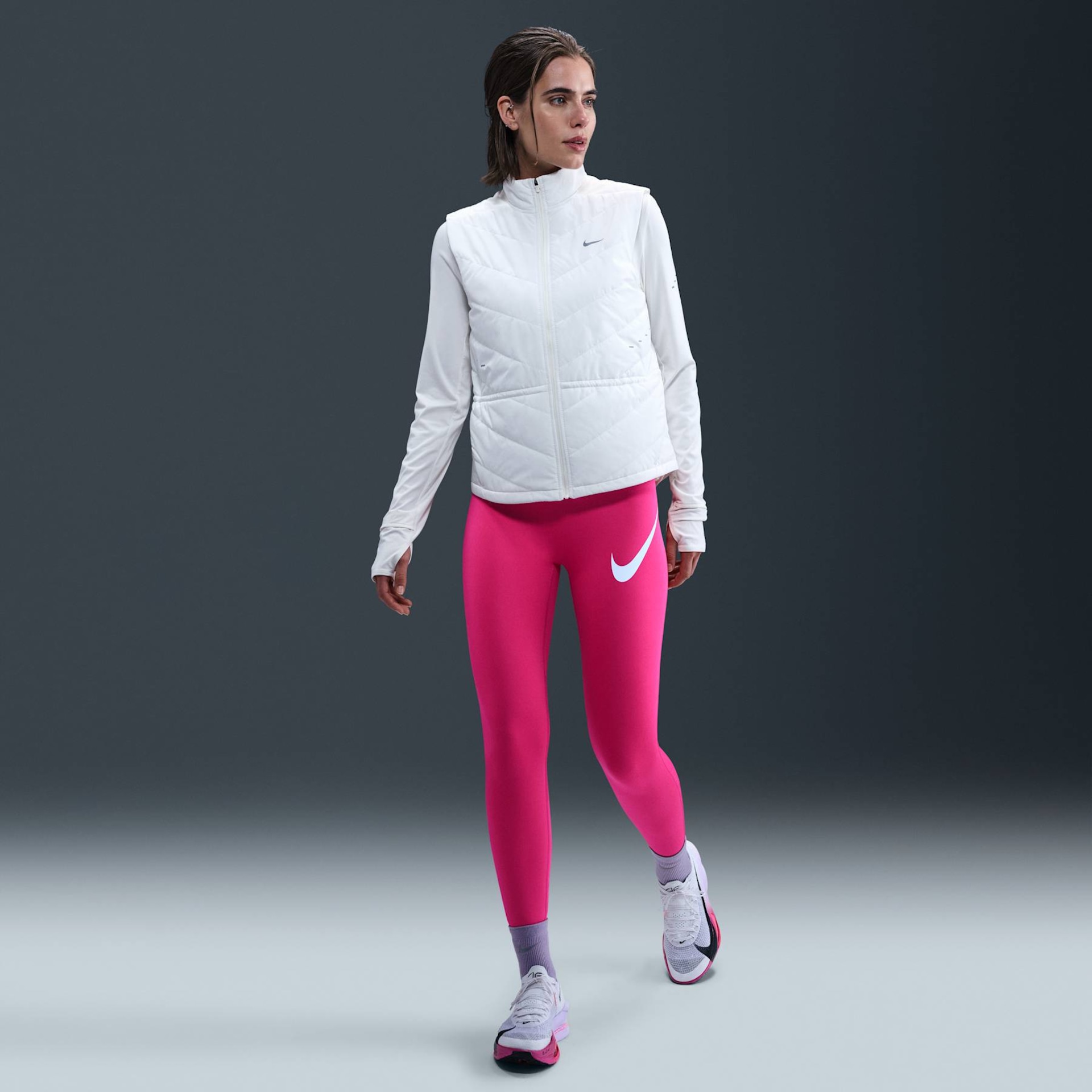 Legging Dri-FIT Nike Swoosh Feminina - Foto 1