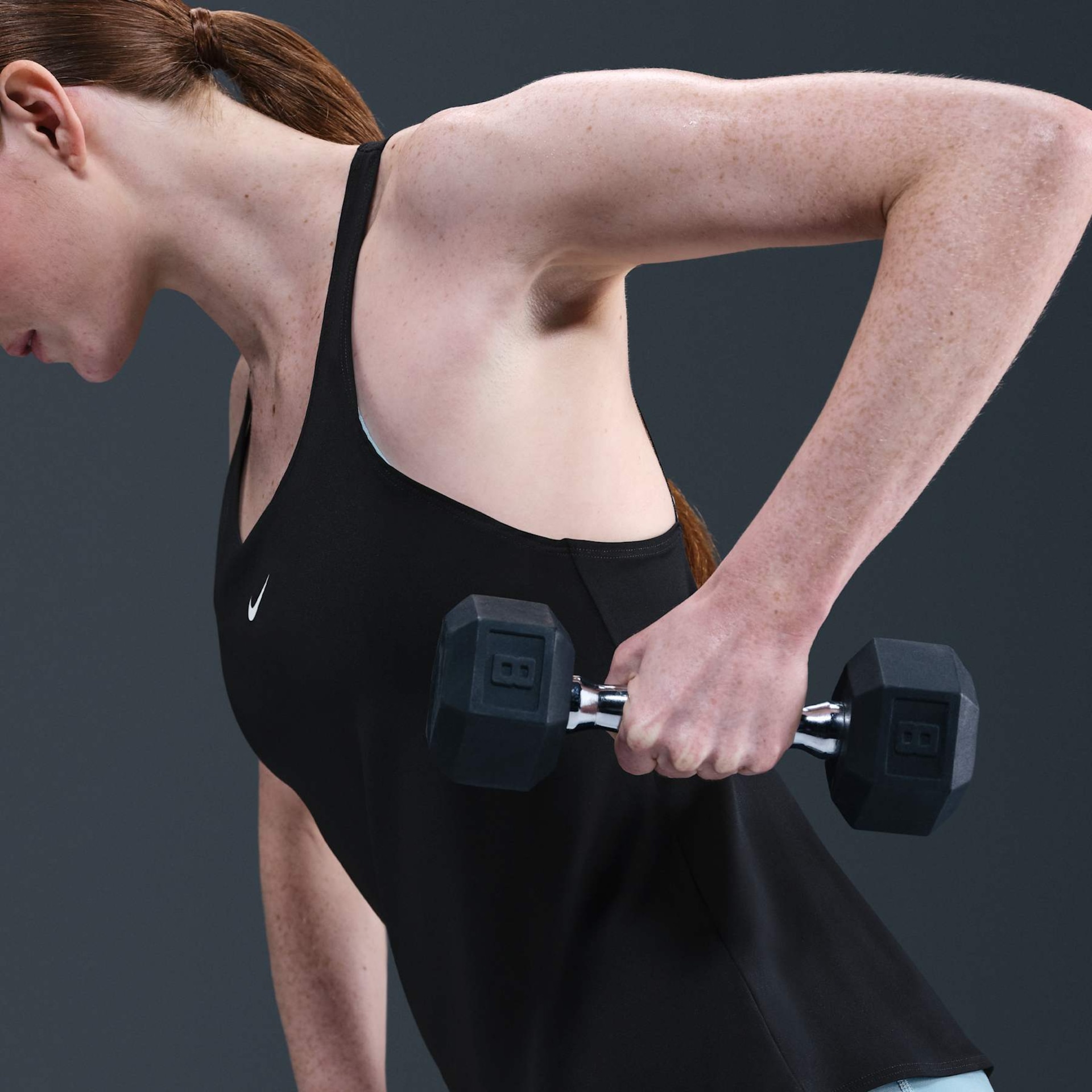 Regata Dri-FIT Nike Pro Elastika Feminina - Foto 3