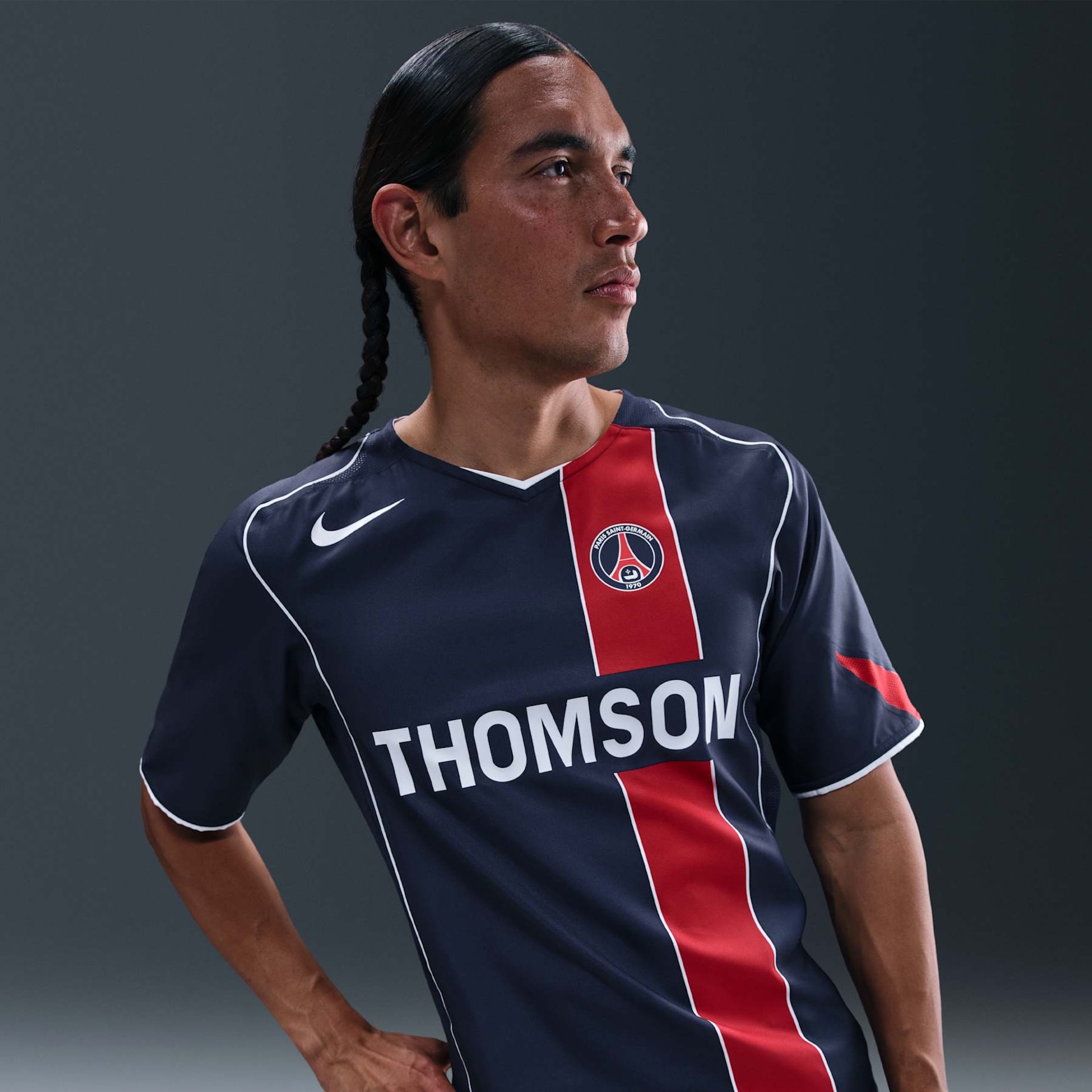 Imagem principal de Camiseta Paris Saint-Germain Nike Reedição Total 90 Masculina