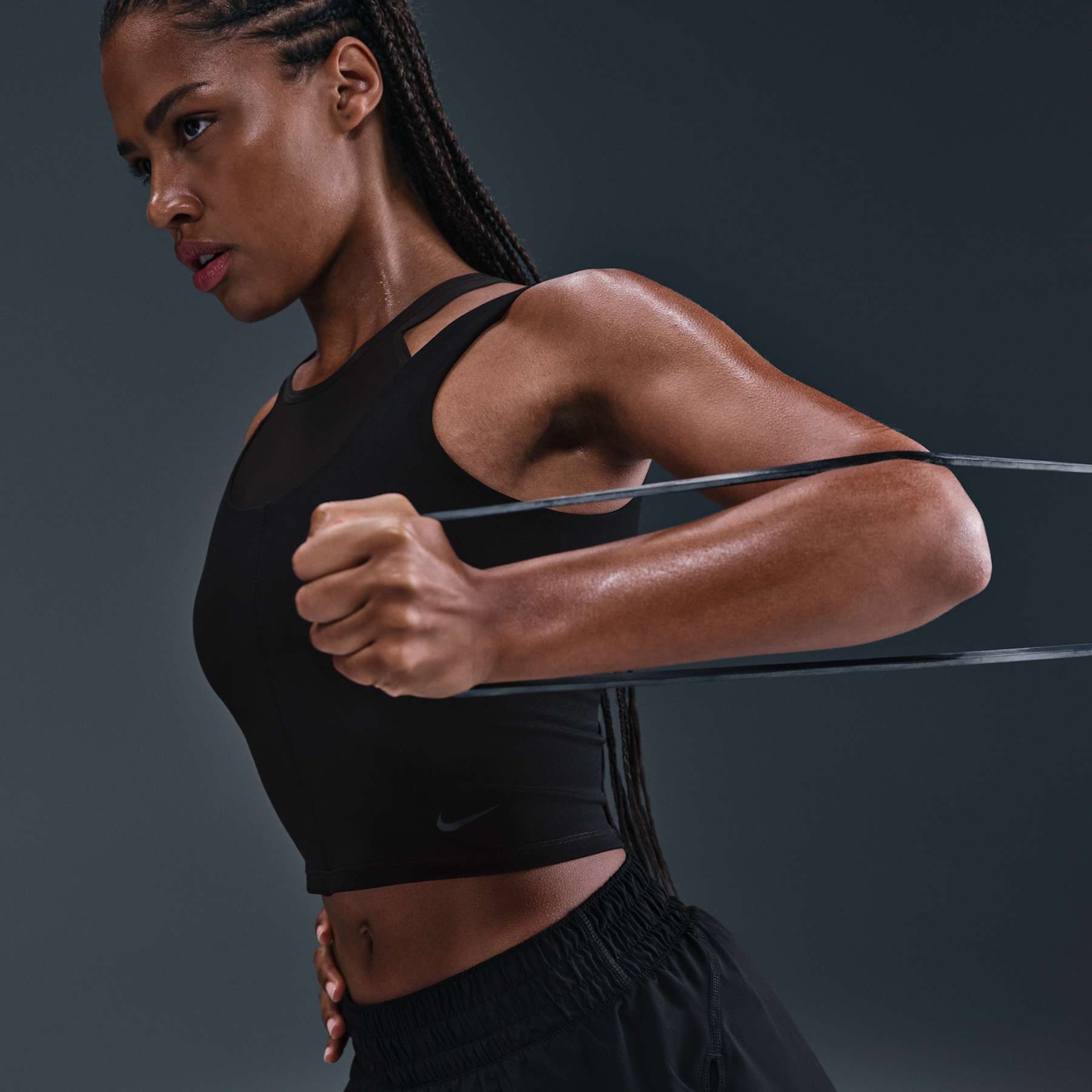 Regata Dri-FIT Nike One Fitted Feminina - Foto 3