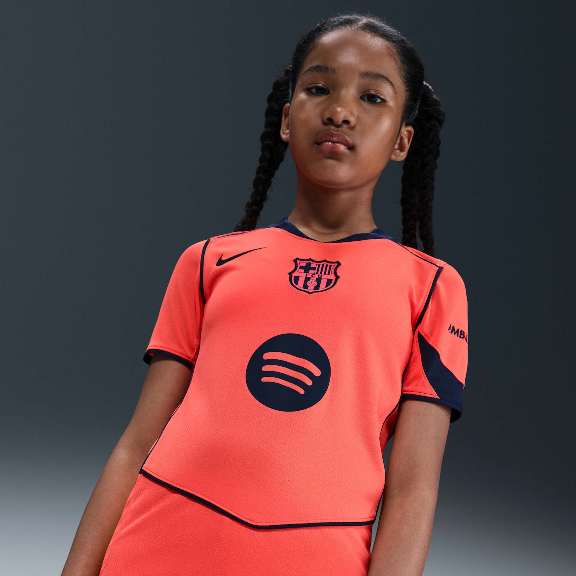 Imagem principal de Camisa Barcelona Nike Total 90 III 2025/26 Torcedora Pro Infantil
