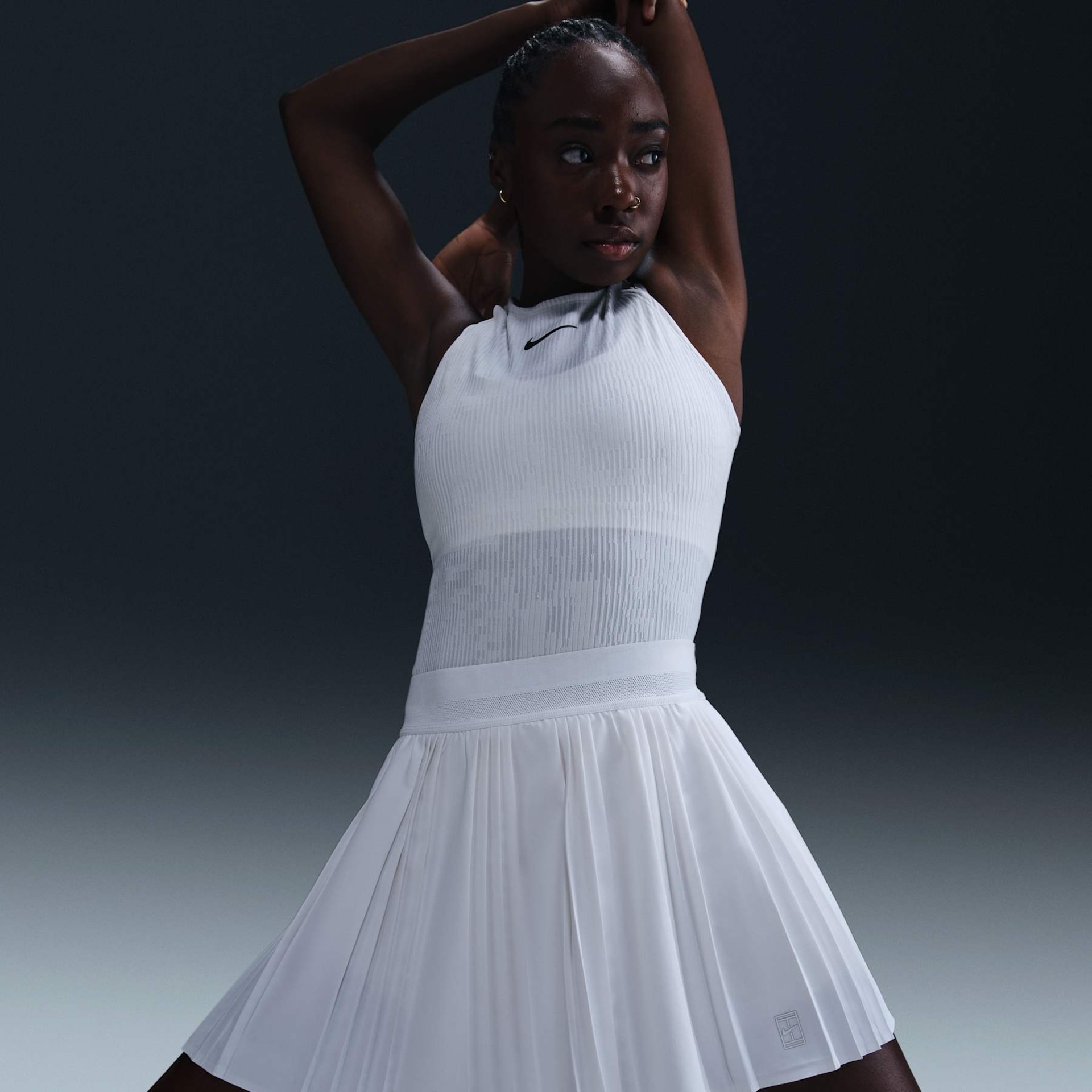 Saia Nike Court Dri-FIT Advantage Feminina - Foto 5