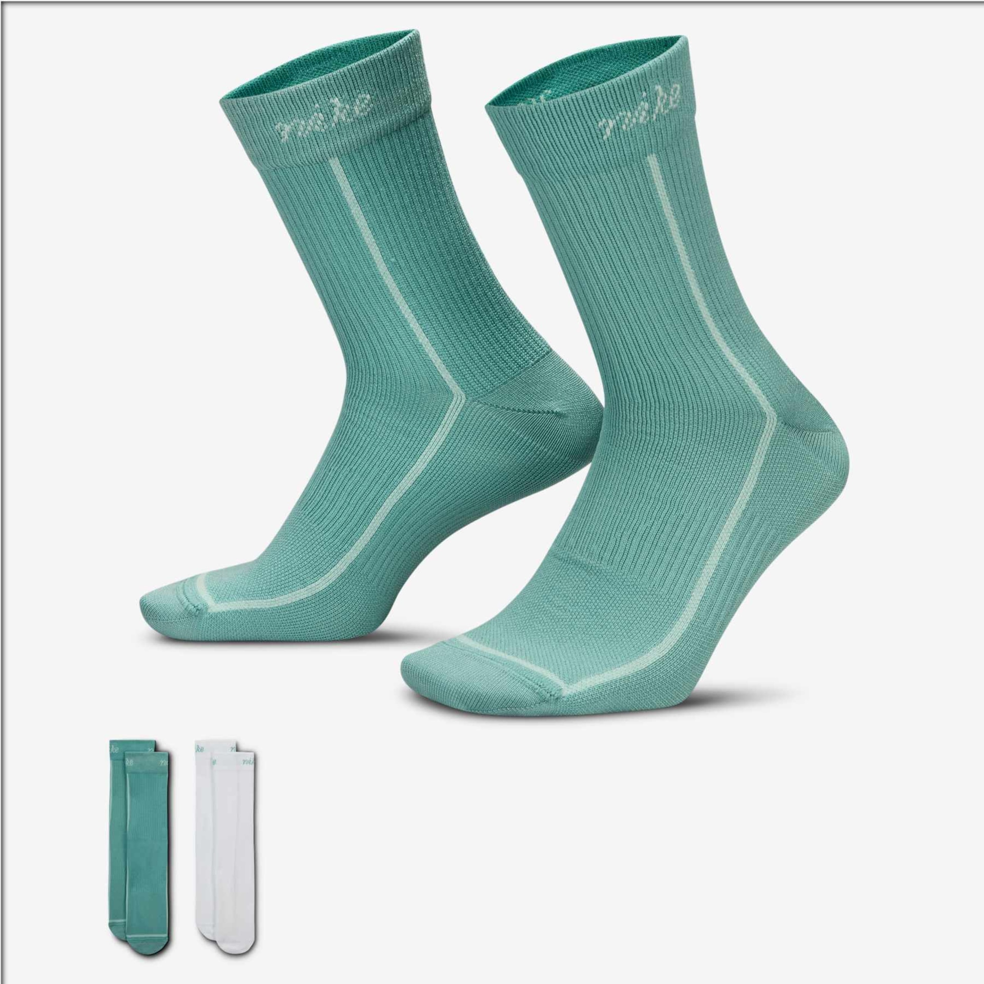 Meia Nike Everyday Cushioned (2 Pares) Unissex - Foto 1