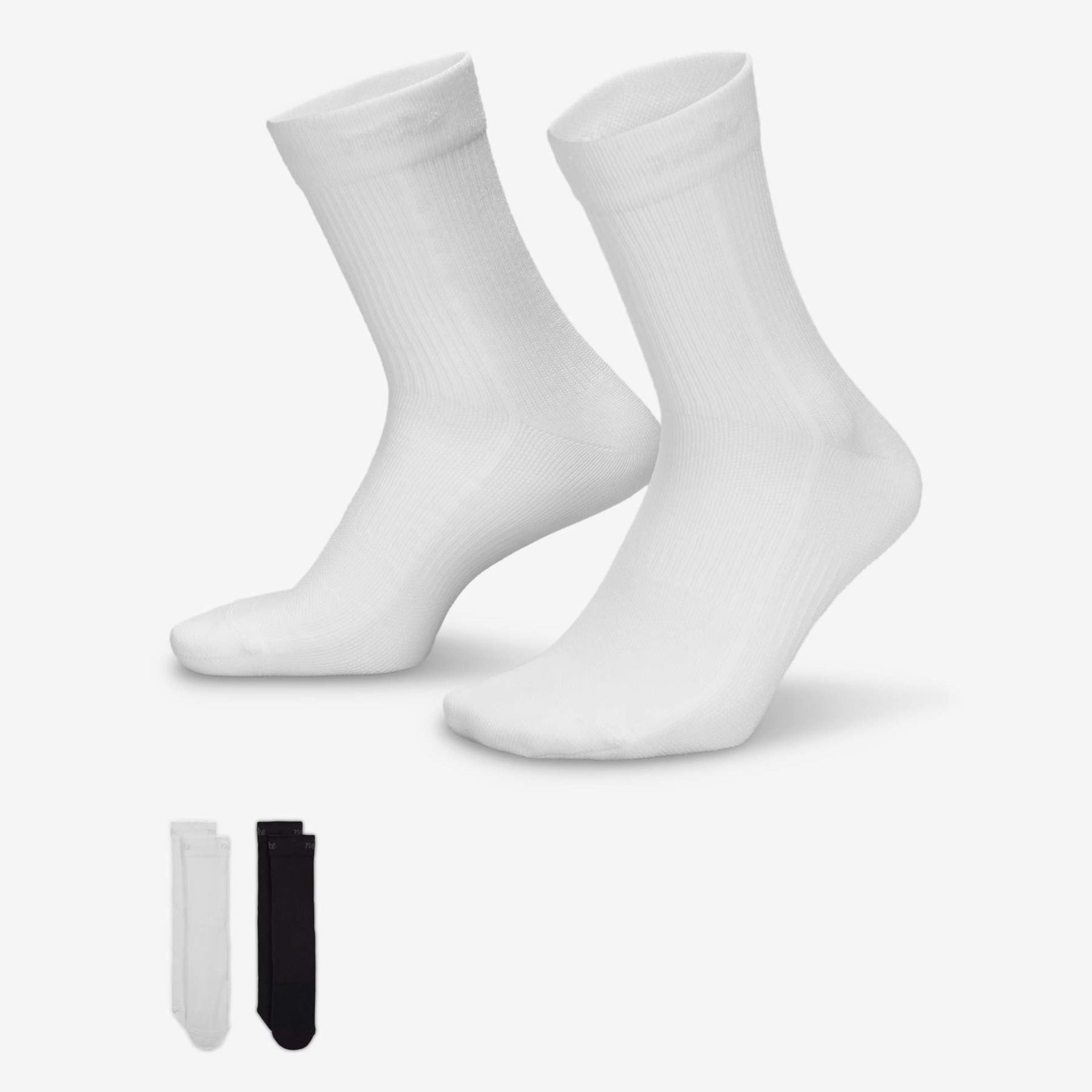 Meia Nike Everyday Cushioned (2 Pares) Unissex - Foto 1