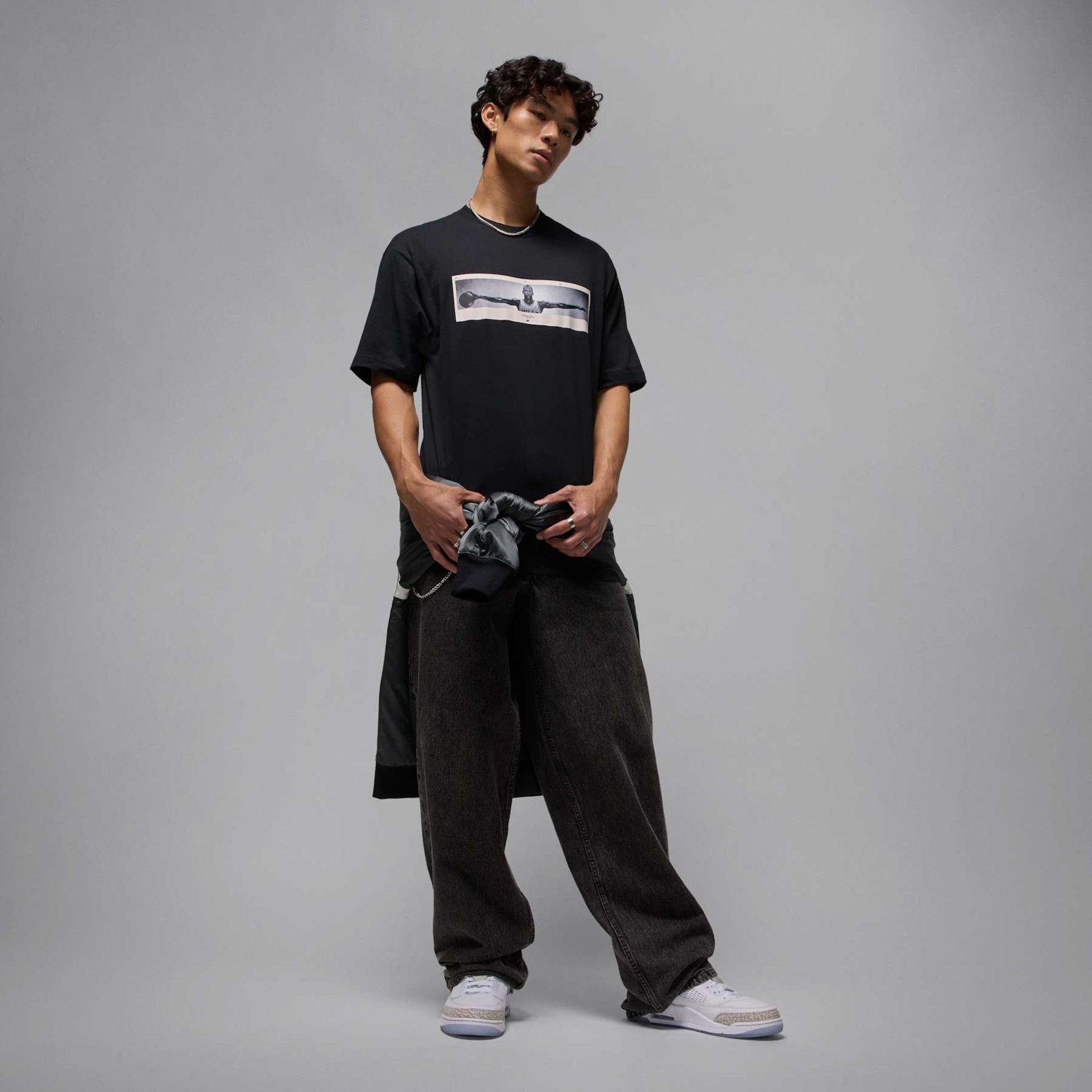 Camiseta Jordan Wings Photo Masculina - Foto 6