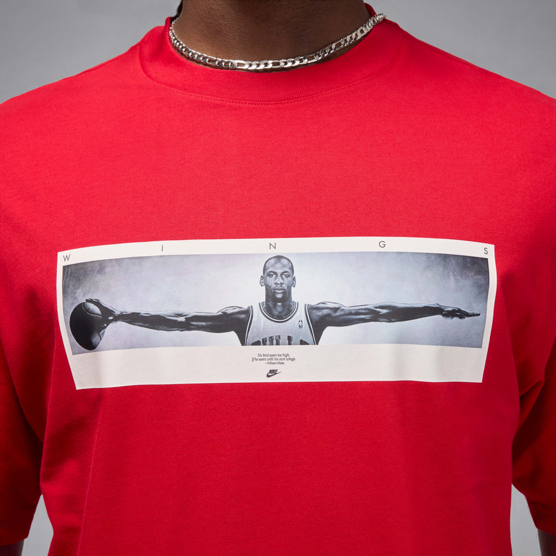 Camiseta Jordan Wings Photo Masculina - Foto 4