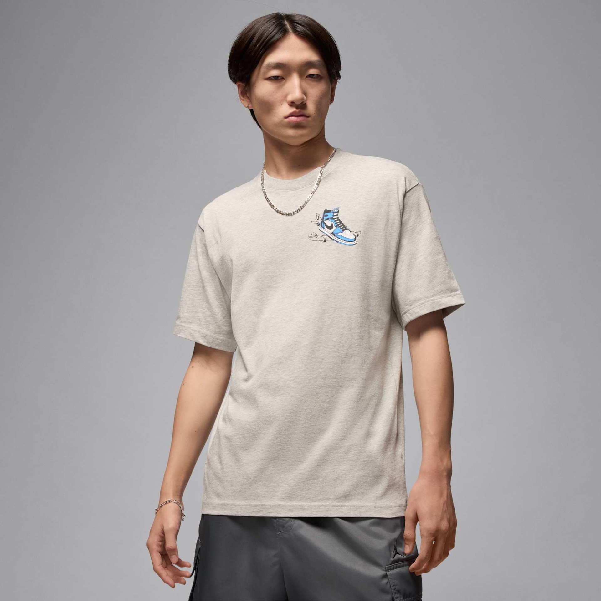 Camiseta Jordan Crew Masculina - Foto 1