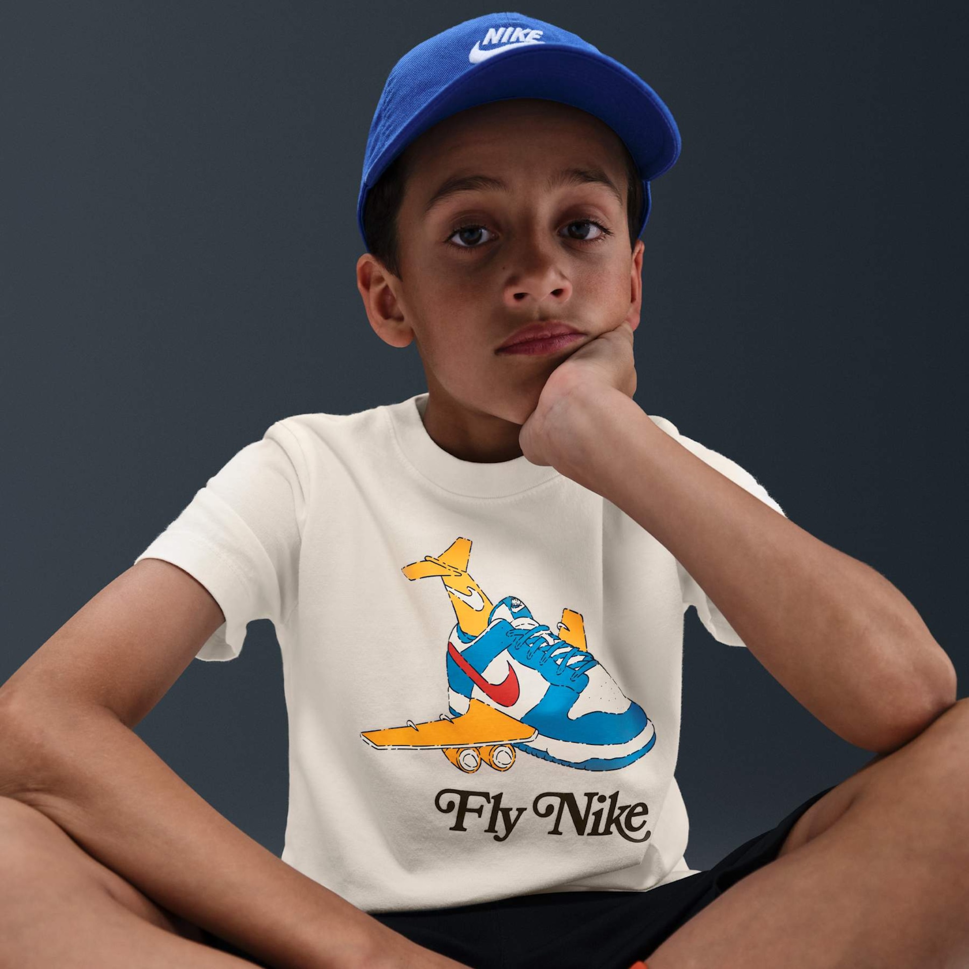 Camiseta Nike Sportswear Fly Dunk Infantil - Foto 3