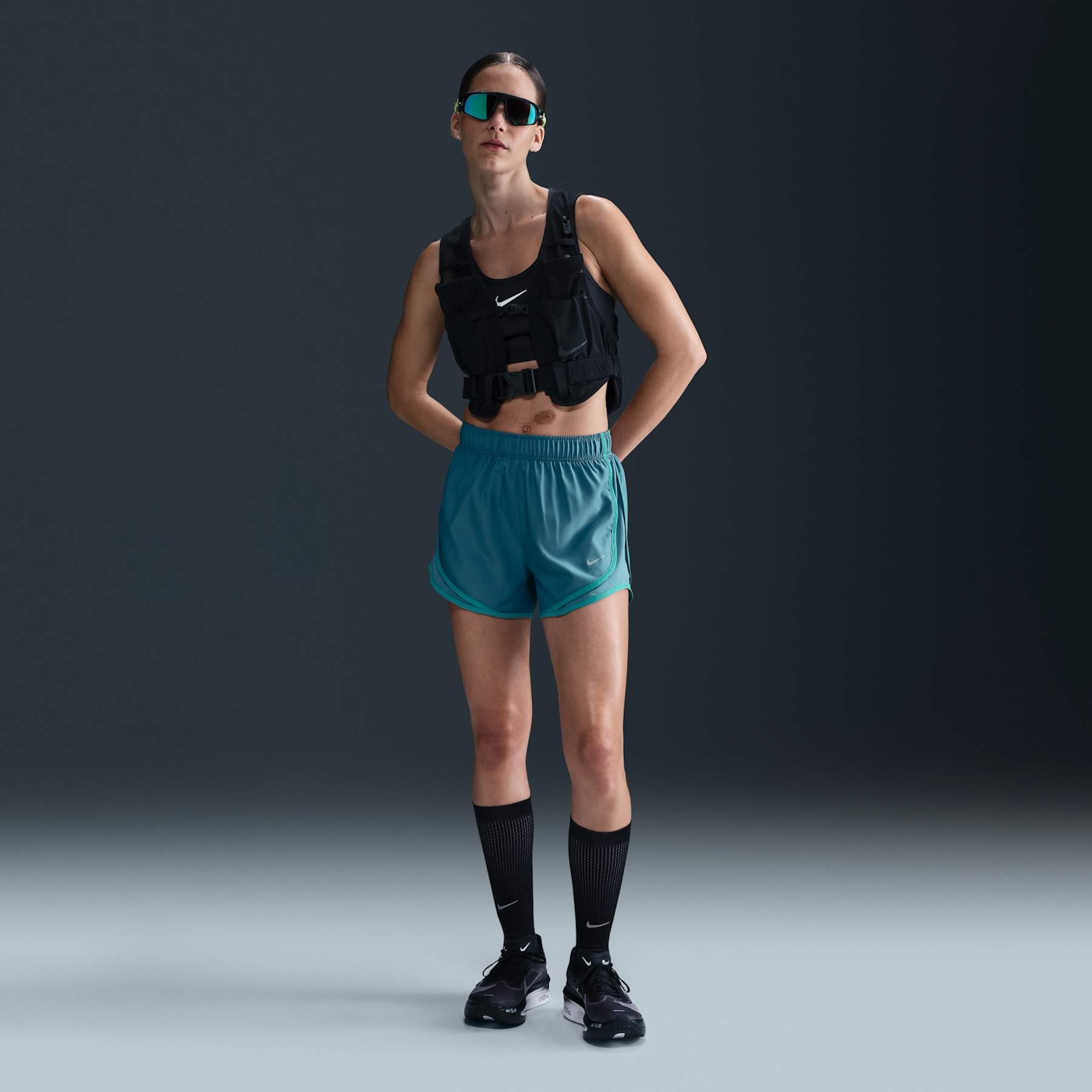 Shorts Nike Dri-FIT Tempo Feminino - Foto 1