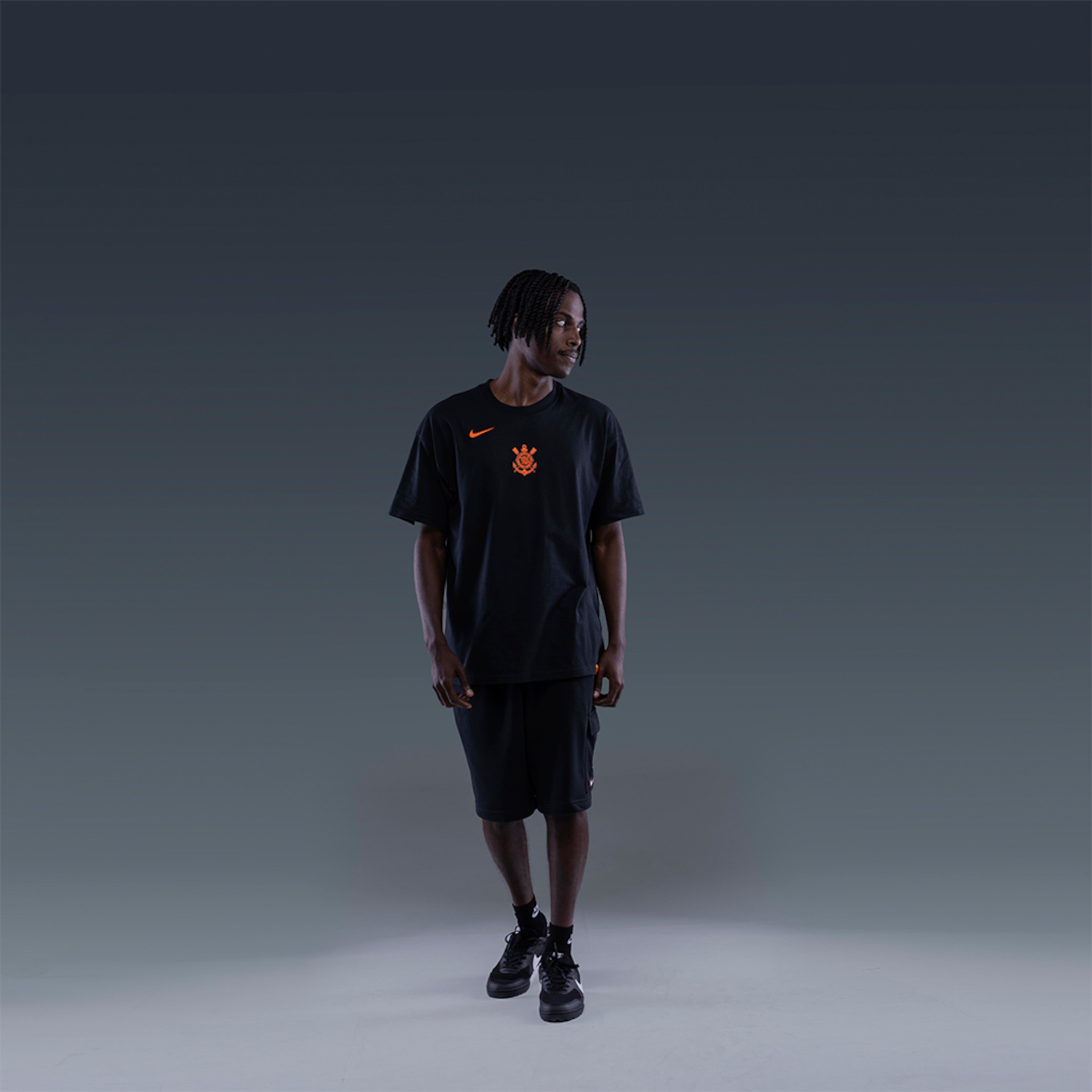 Camiseta Corinthians Nike Total 90 Remix Masculina - Foto 3