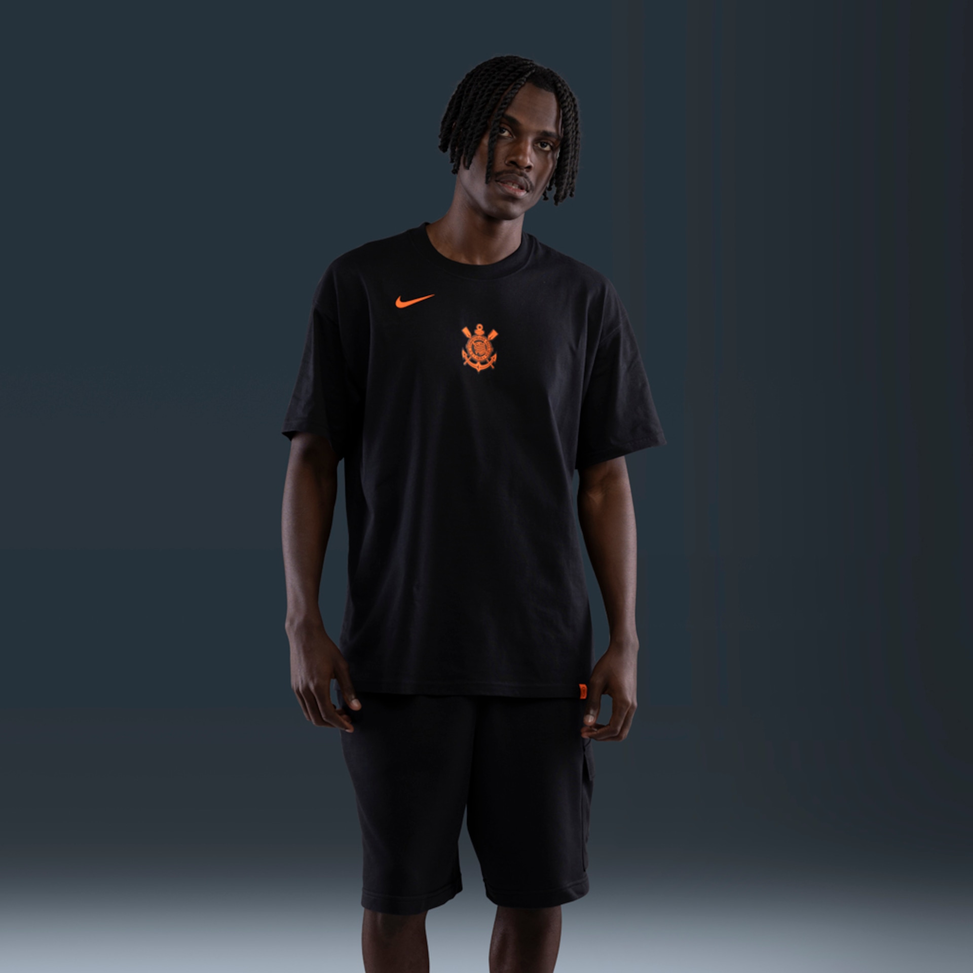 Camiseta Corinthians Nike Total 90 Remix Masculina - Foto 1