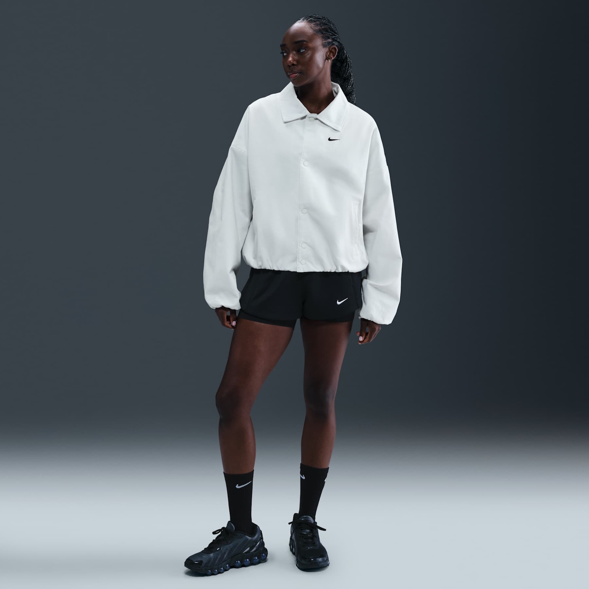 Jaqueta Nike Sportswear Woven Feminina - Foto 4