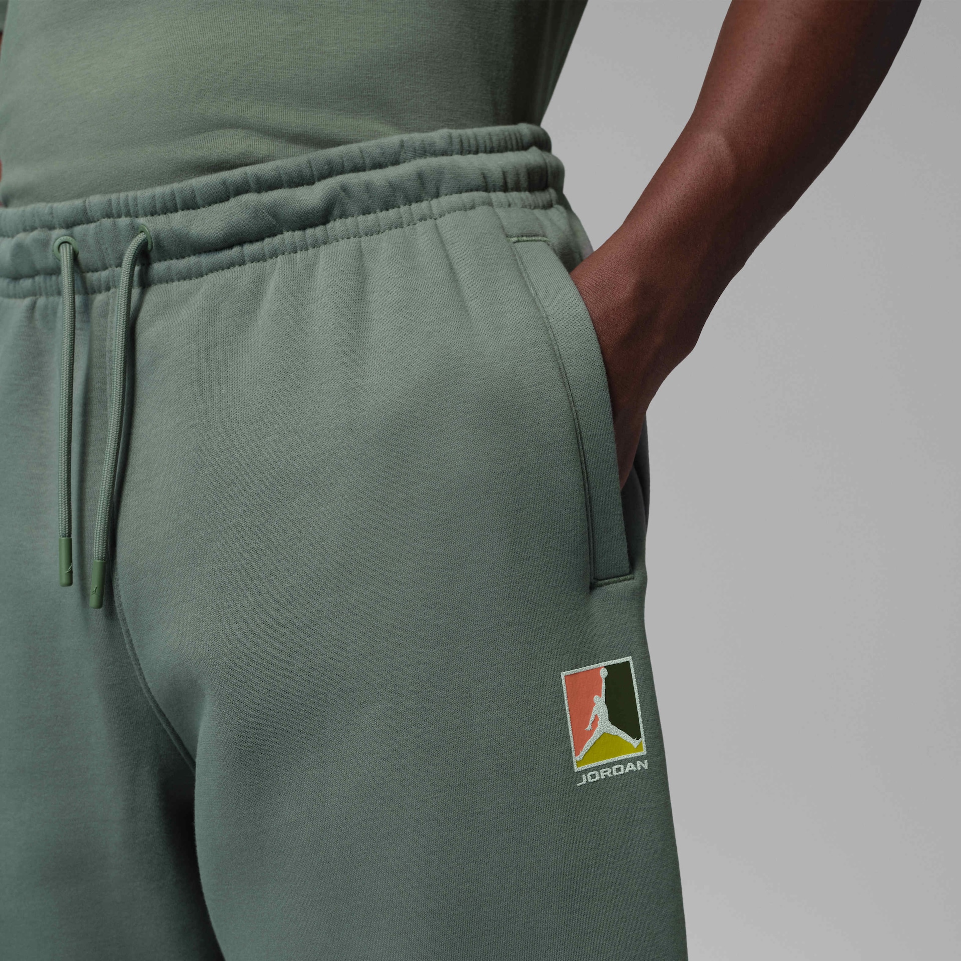 Calça Jordan Brooklin Fleece Masculina - Foto 3