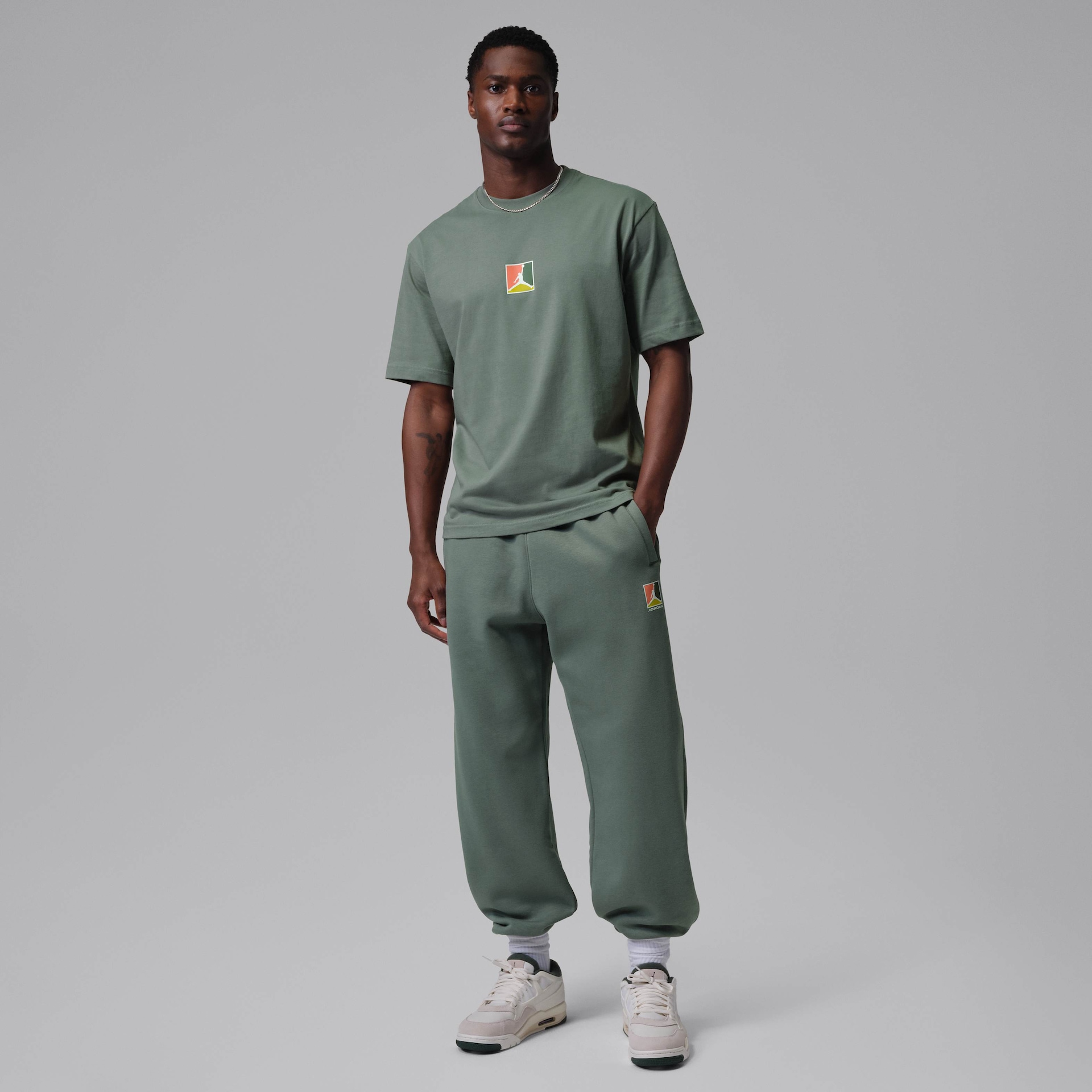 Calça Jordan Brooklin Fleece Masculina - Foto 6