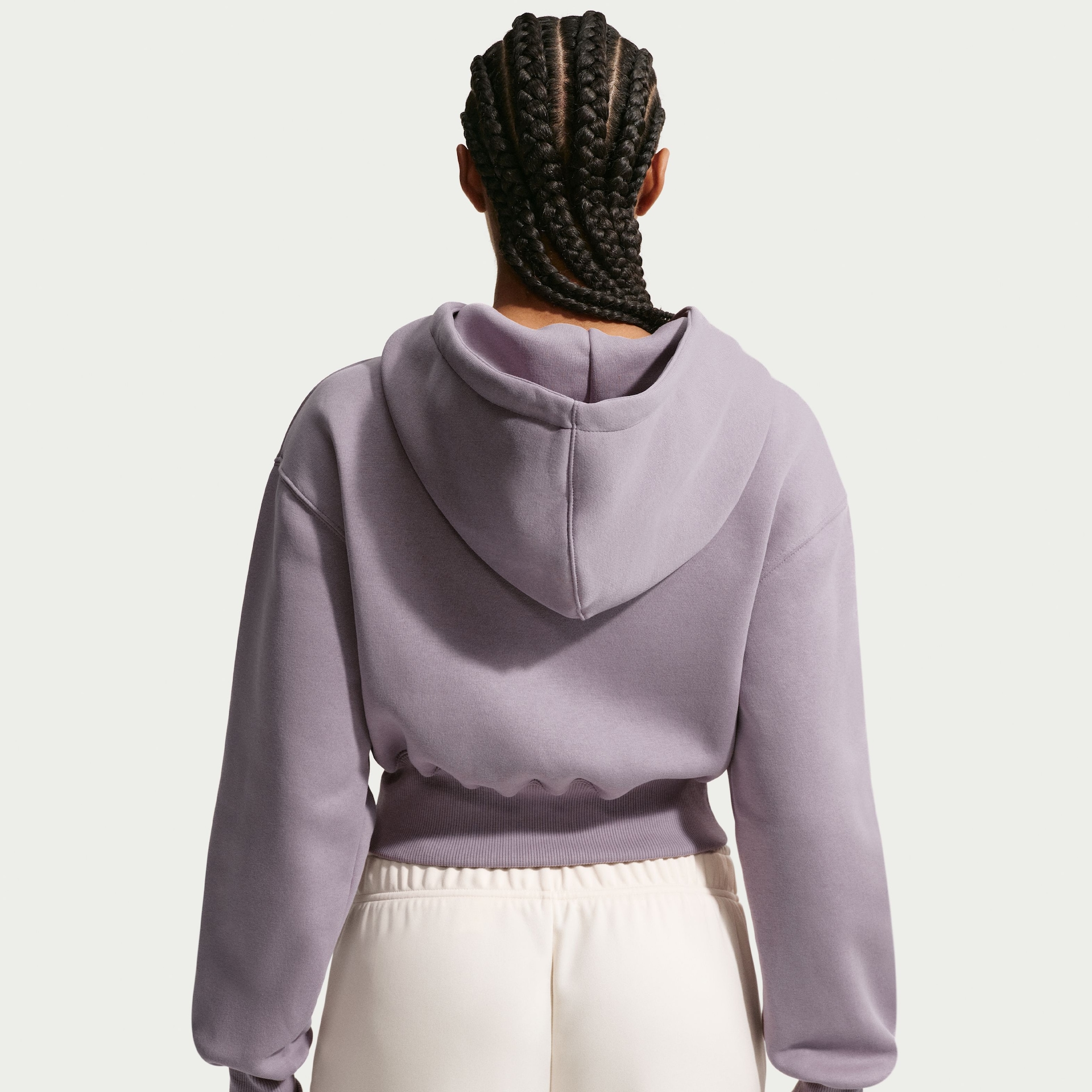 Blusão Cropped Nike Sportswear Phoenix Fleece Feminino - Foto 5