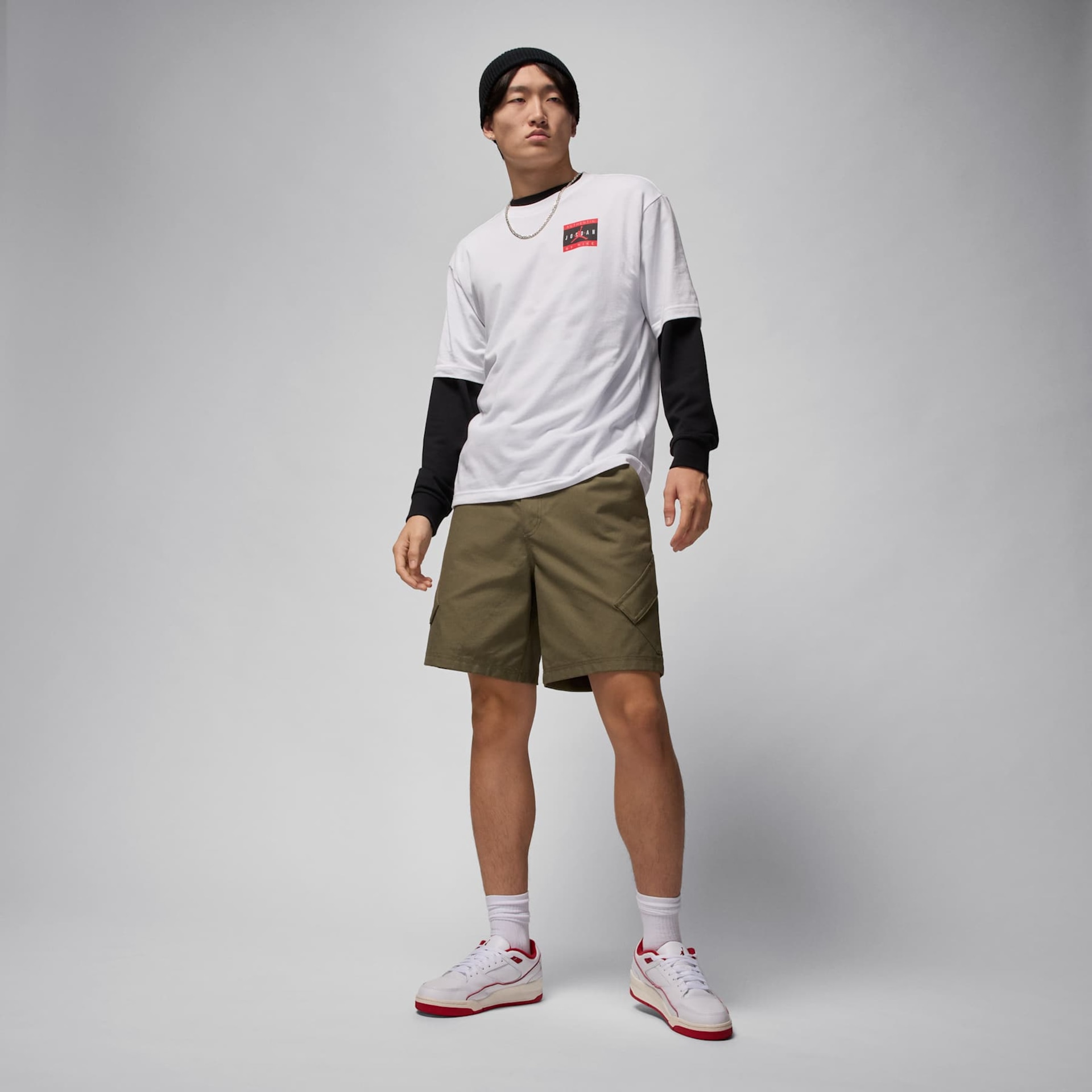Camiseta Jordan Essential Crew Masculina - Foto 5