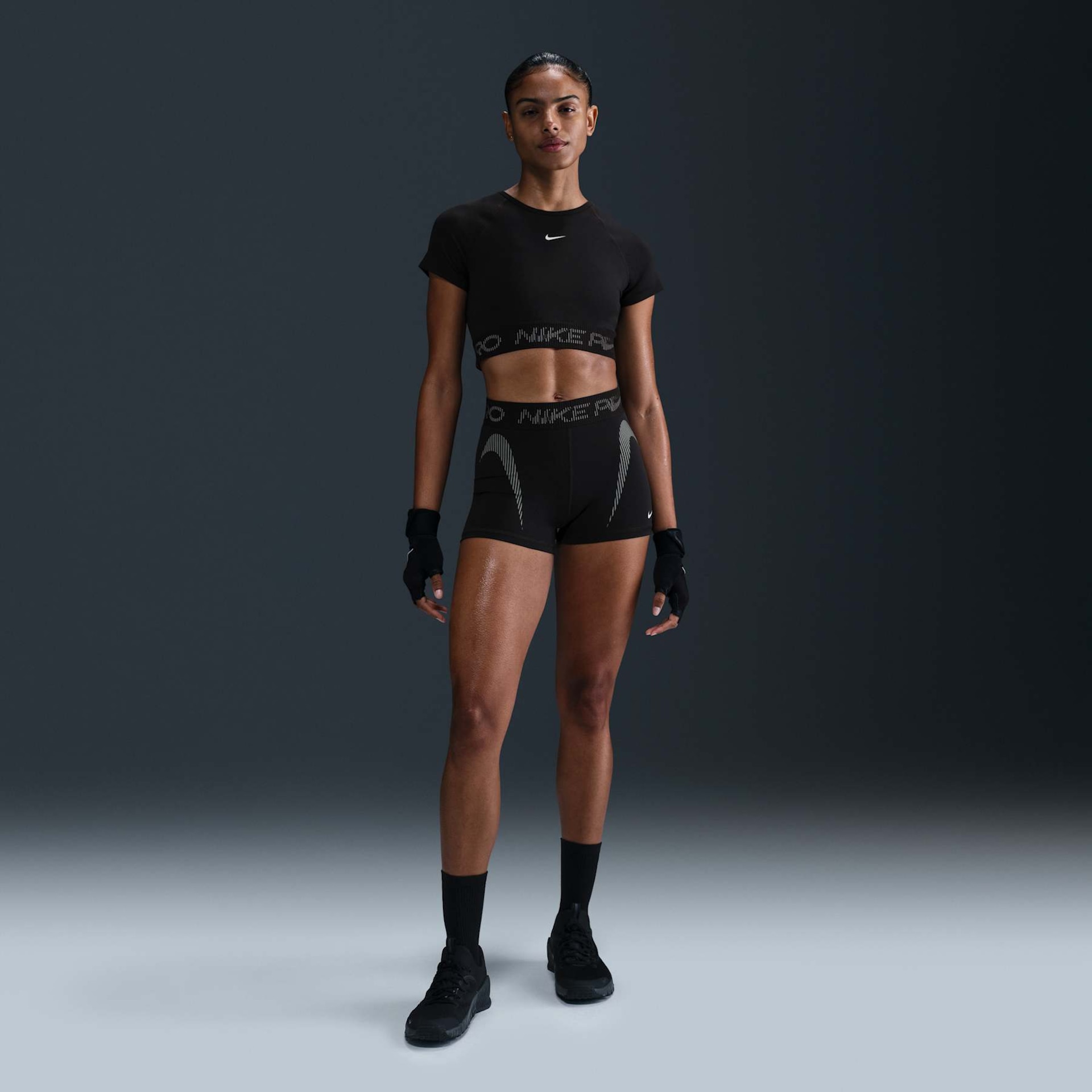 Shorts Nike Pro Dri-FIT 3IN Feminino - Foto 1