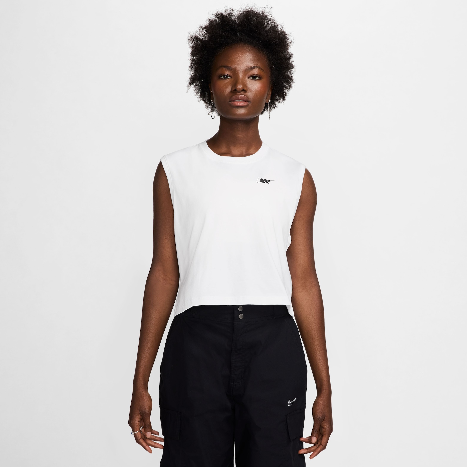 Regata Nike Sportswear Cropped Feminina - Foto 1