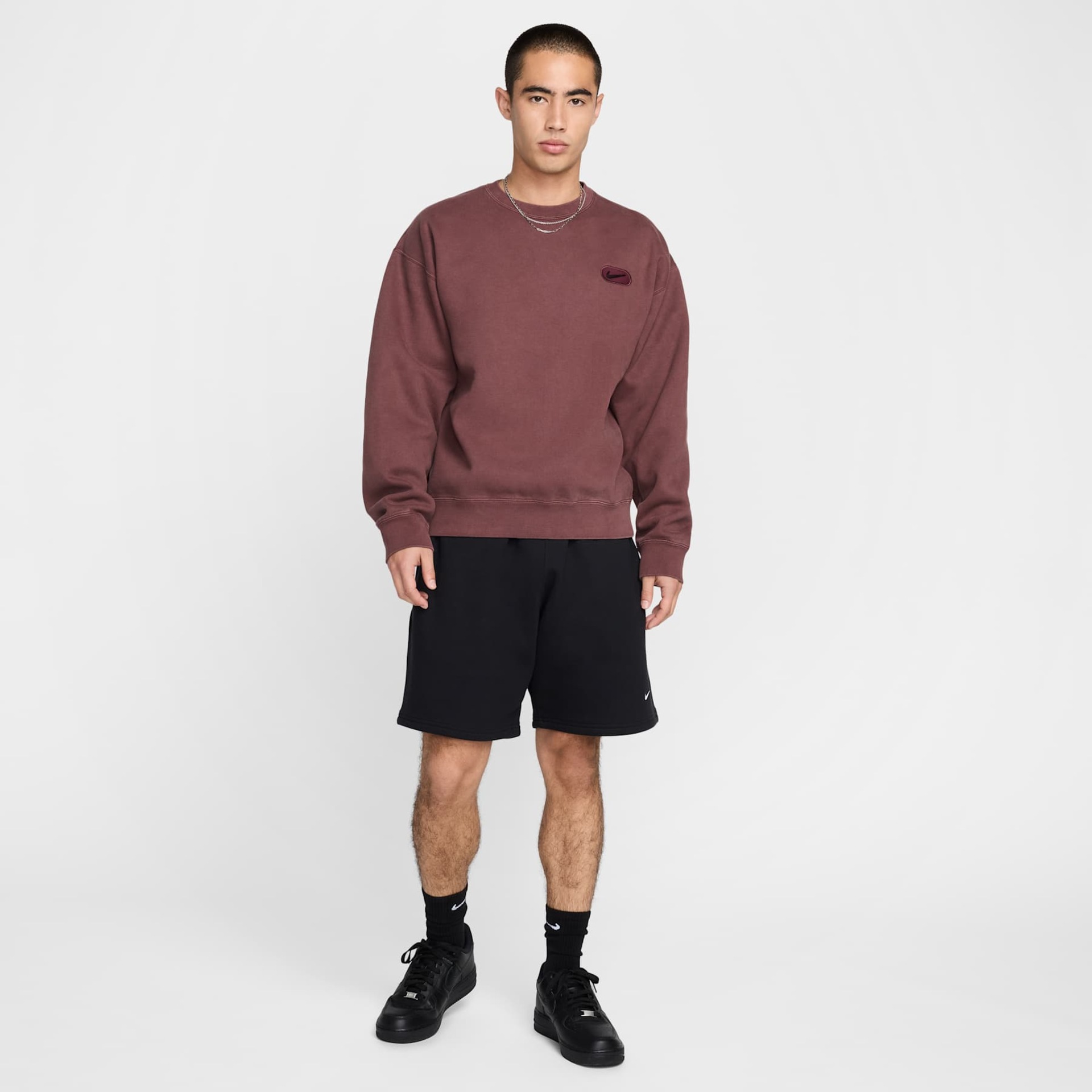 Blusão Nike Swoosh Crew Masculino - Foto 6