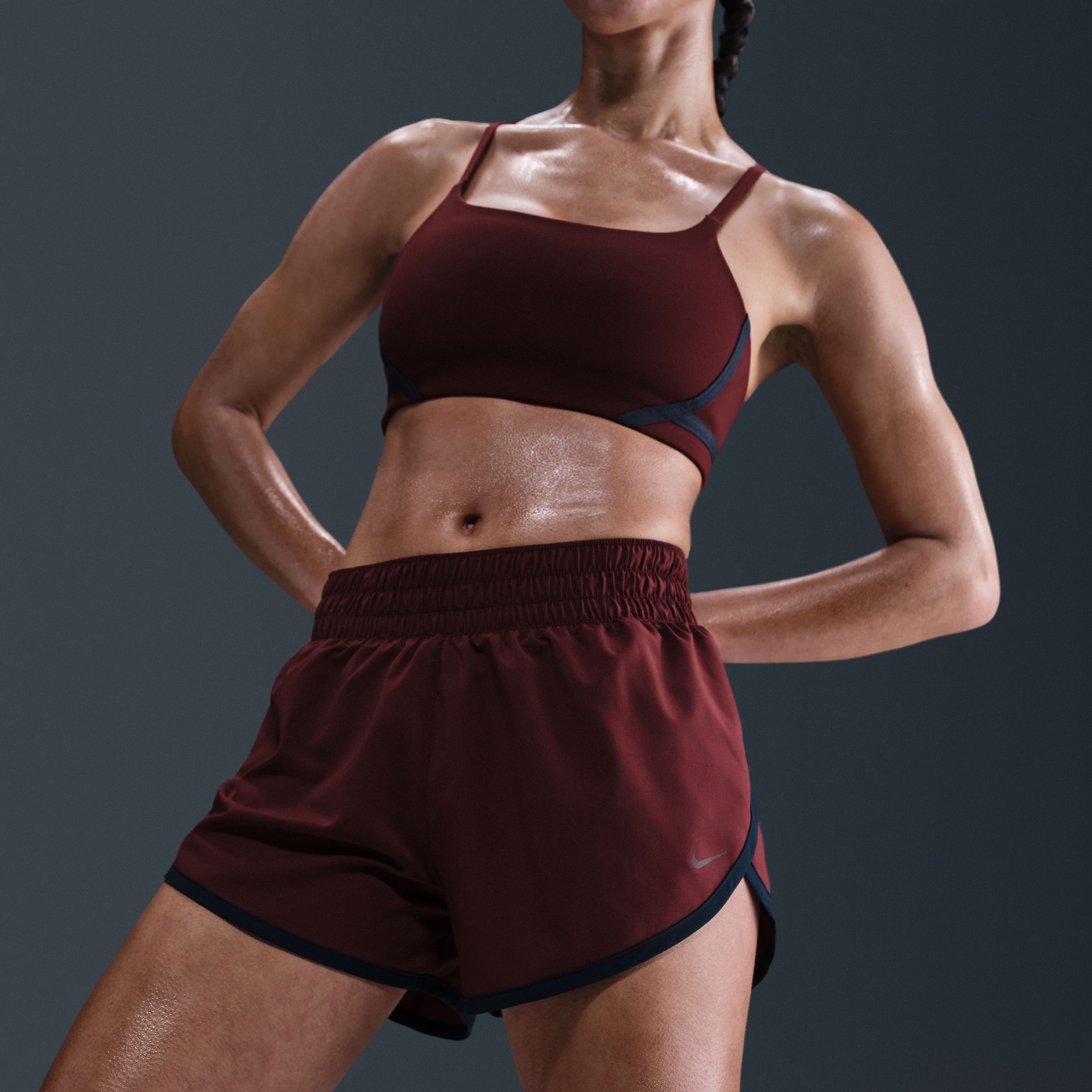 Shorts Nike One Dri-FIT 3" Feminino - Foto 1
