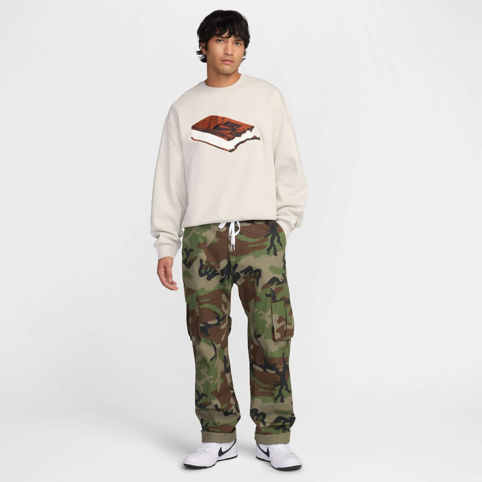 Blusão Nike SB Crew Fleece Masculino - Foto 6