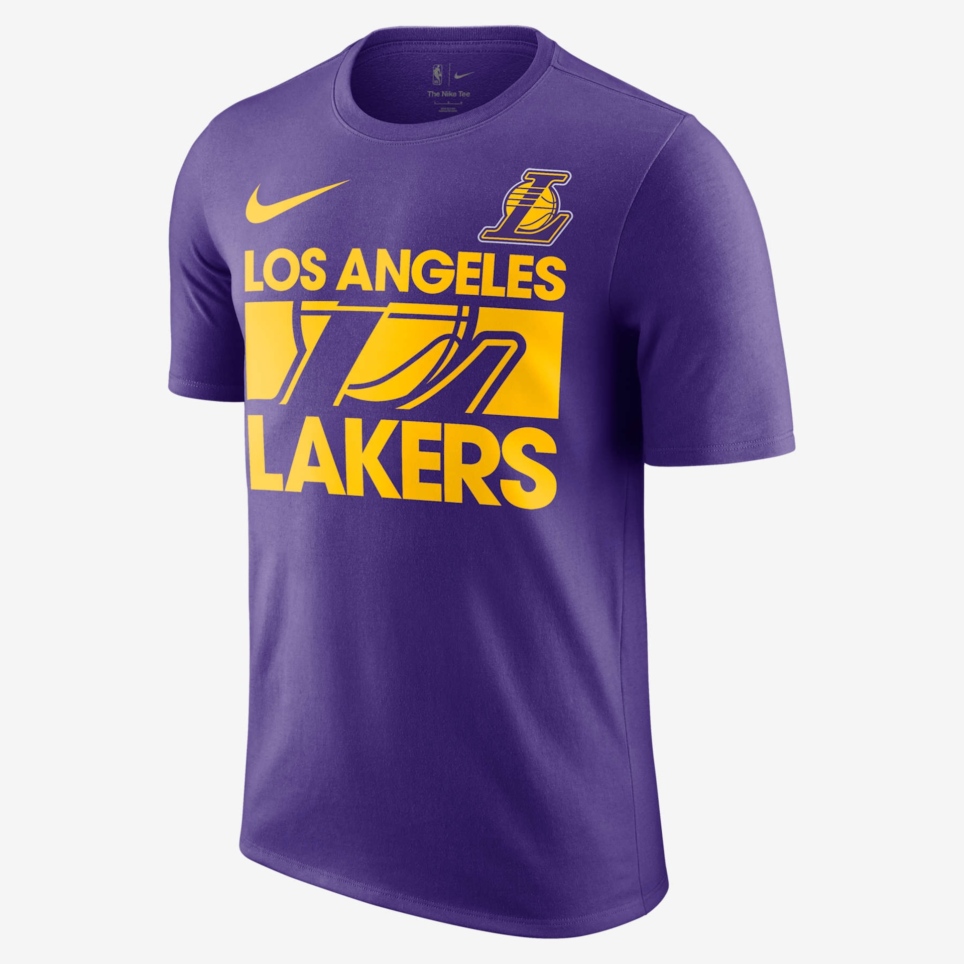 Camiseta Nike NBA Los Angeles Lakers Courtside Masculina - Foto 1