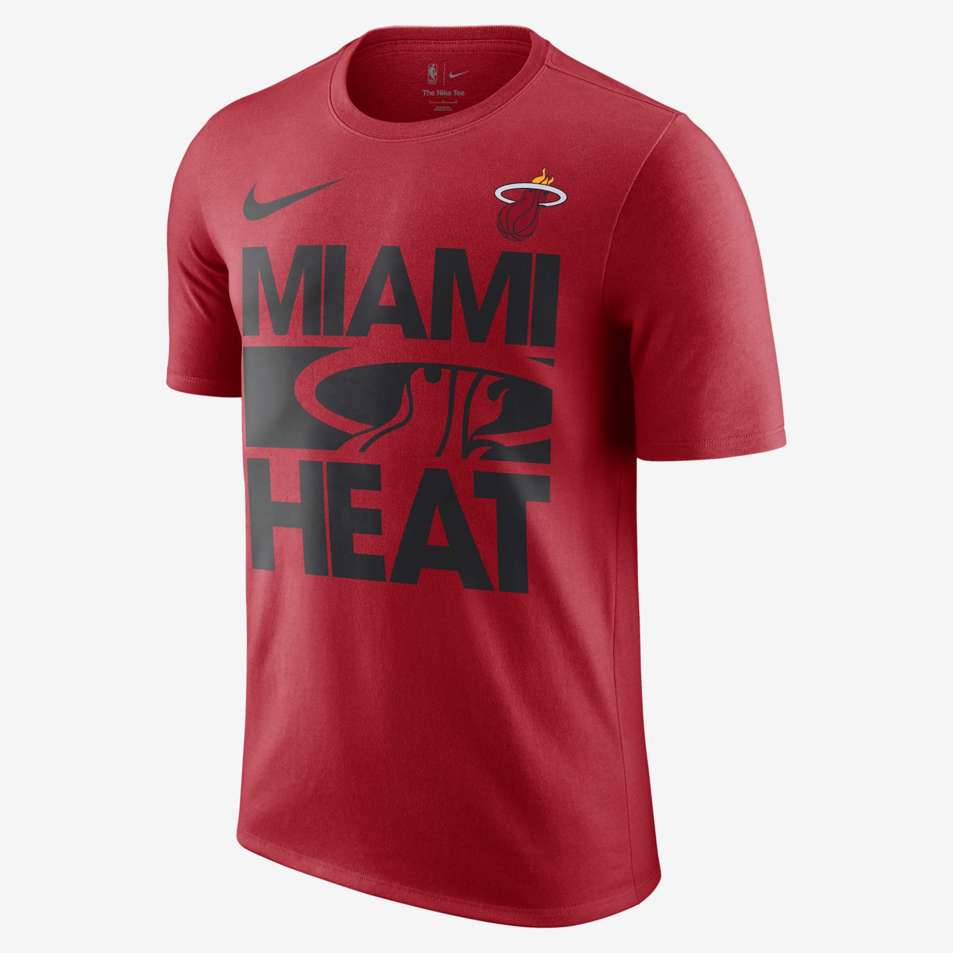Camiseta Nike NBA Miami Heat Courtside Masculina - Foto 1
