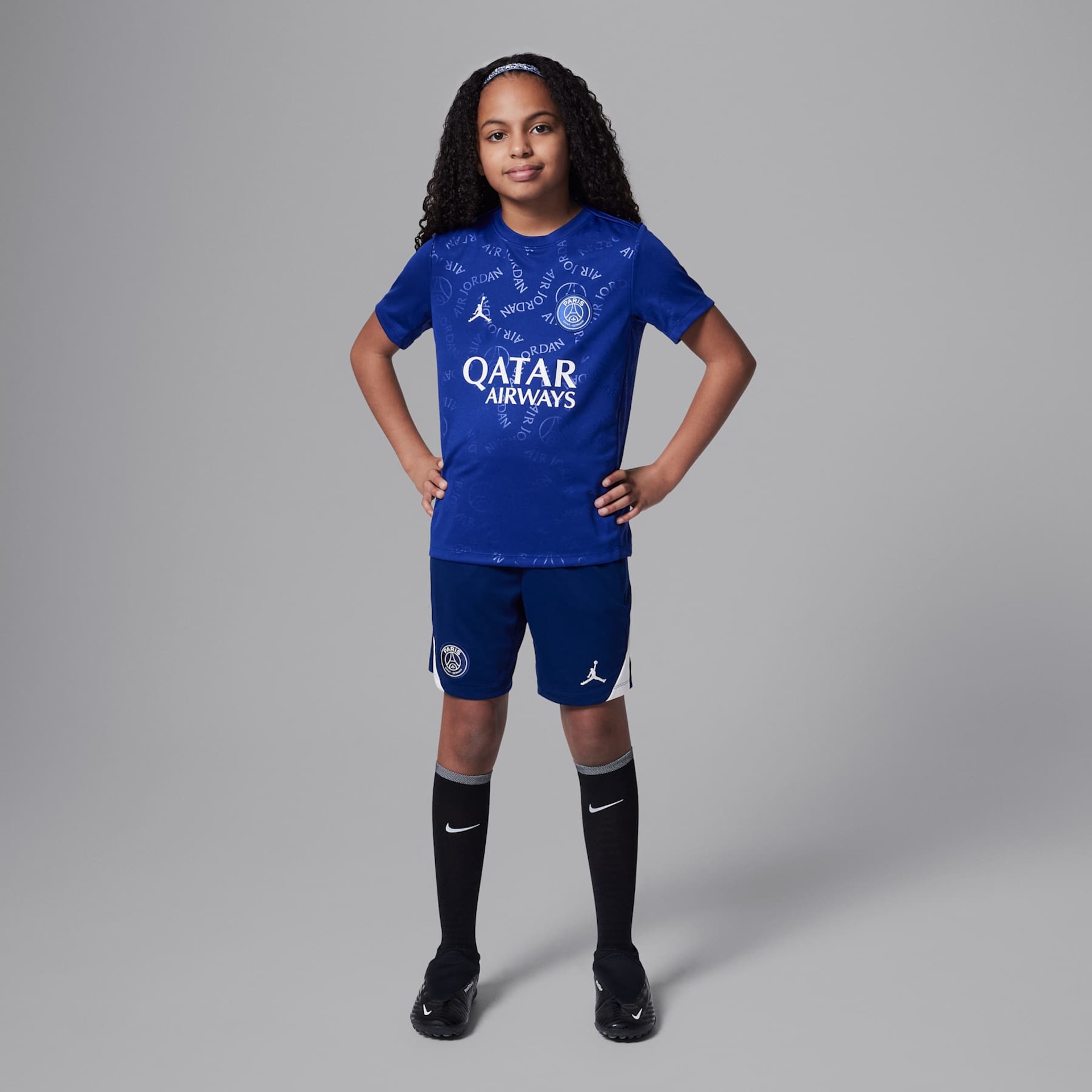 Camiseta Nike Paris Saint-Germain Academy Pro Infantil - Foto 7