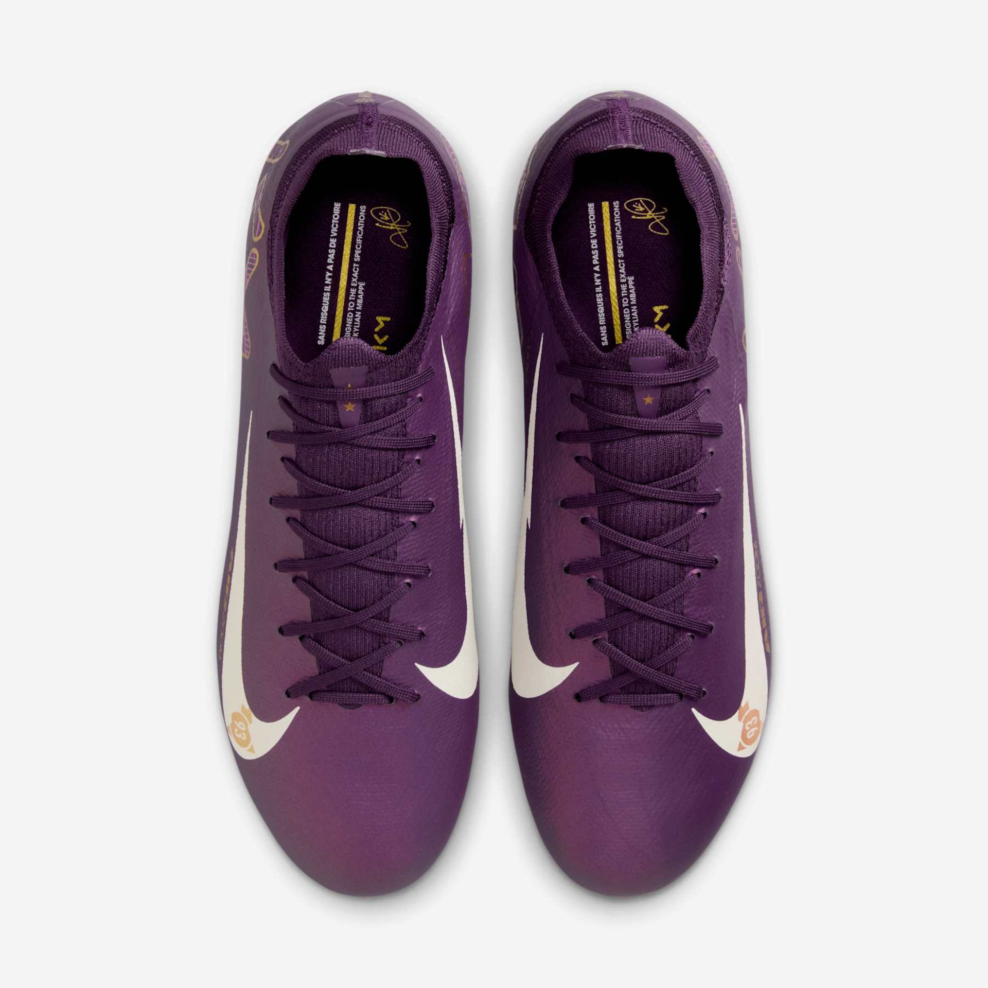 Chuteira Nike Zoom Vapor 16 Pro Kylian Mbappé Campo - Foto 4