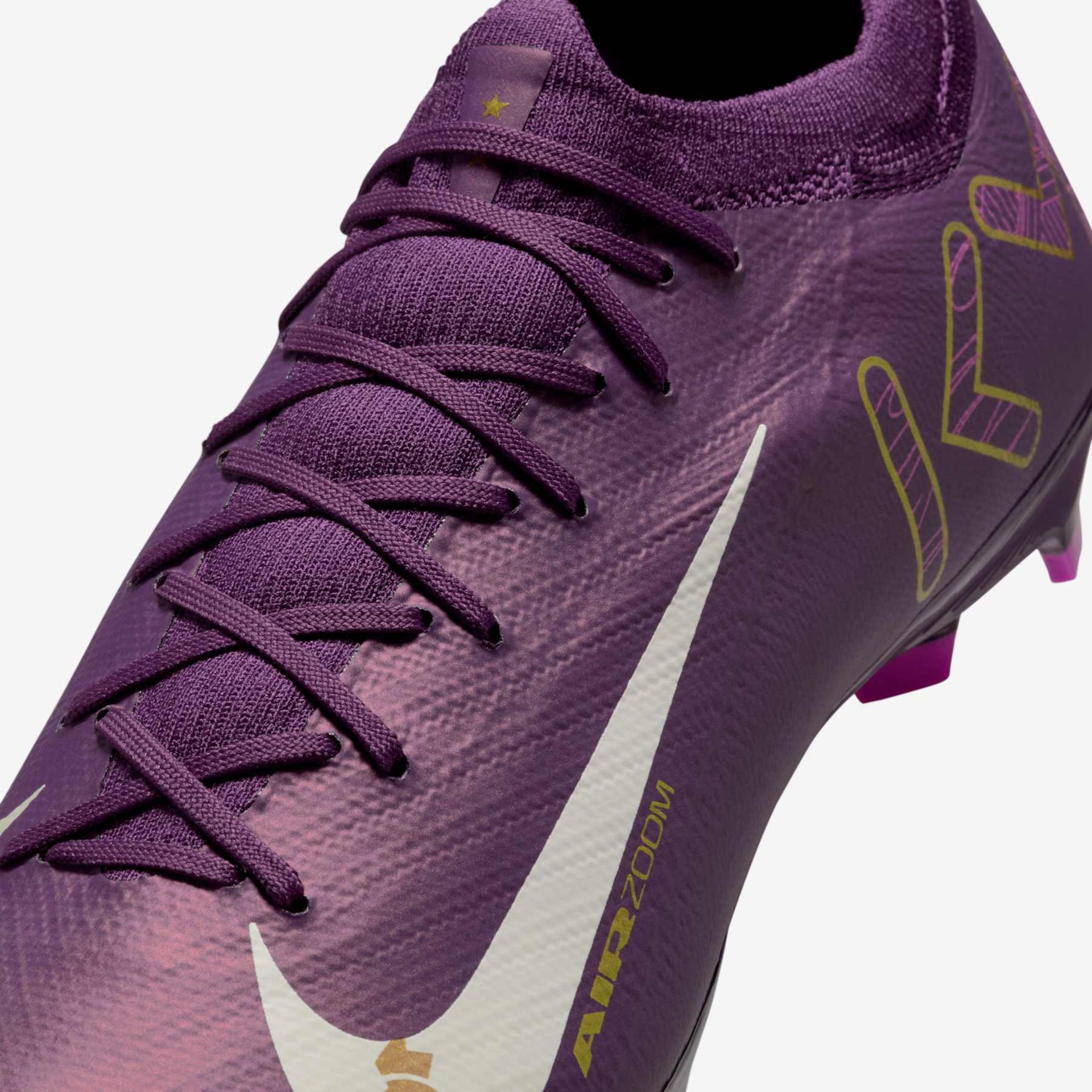 Chuteira Nike Zoom Vapor 16 Pro Kylian Mbappé Campo - Foto 8