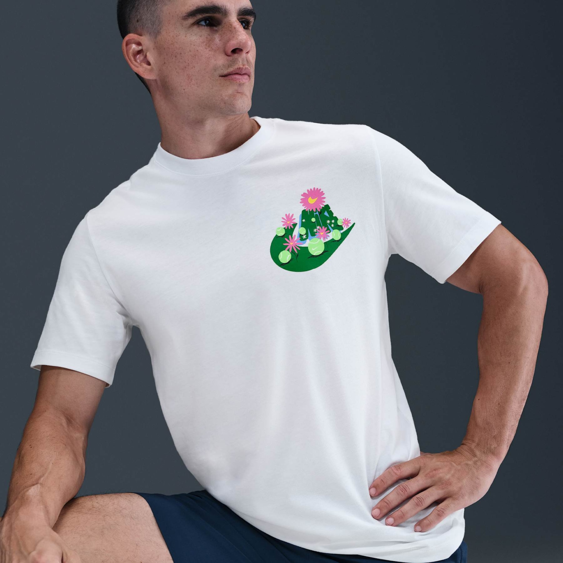 Camiseta Nike Court OC Masculina - Foto 3