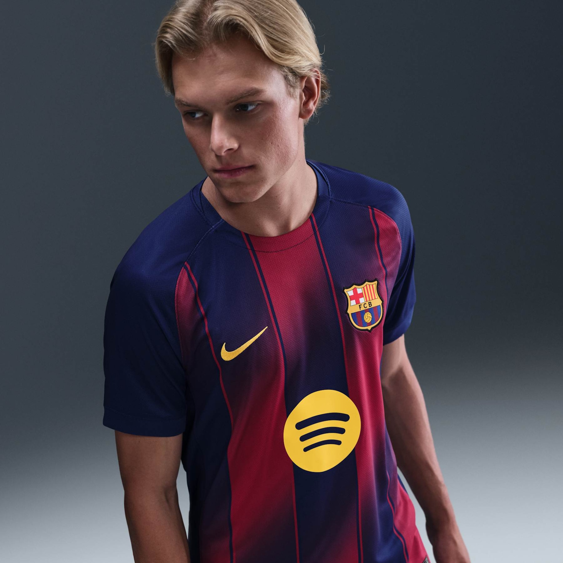 Imagem principal de Camisa Barcelona Nike I 2025/26 Torcedor Pro Masculina