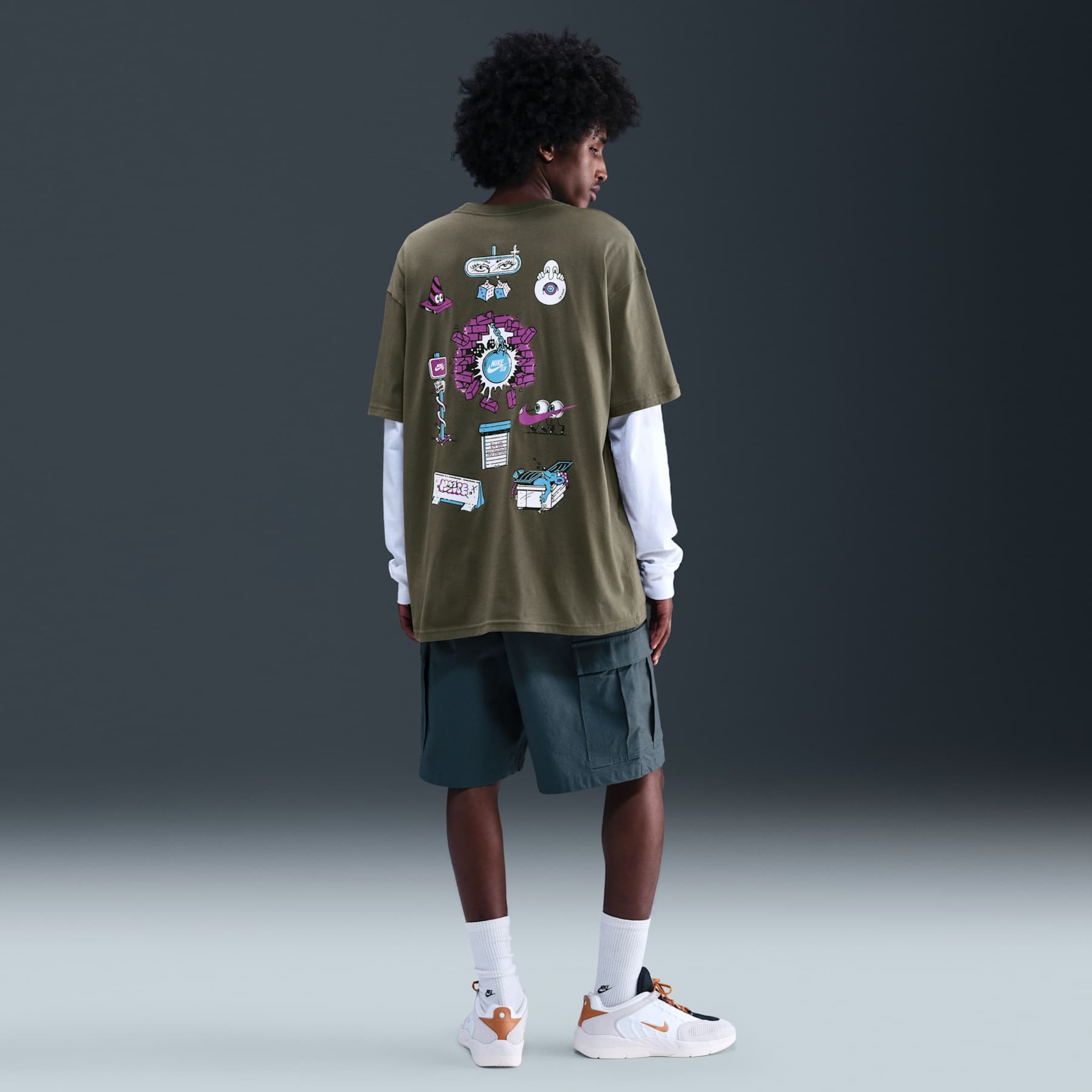 Camiseta Nike SB M90 Skate Maculina - Foto 5