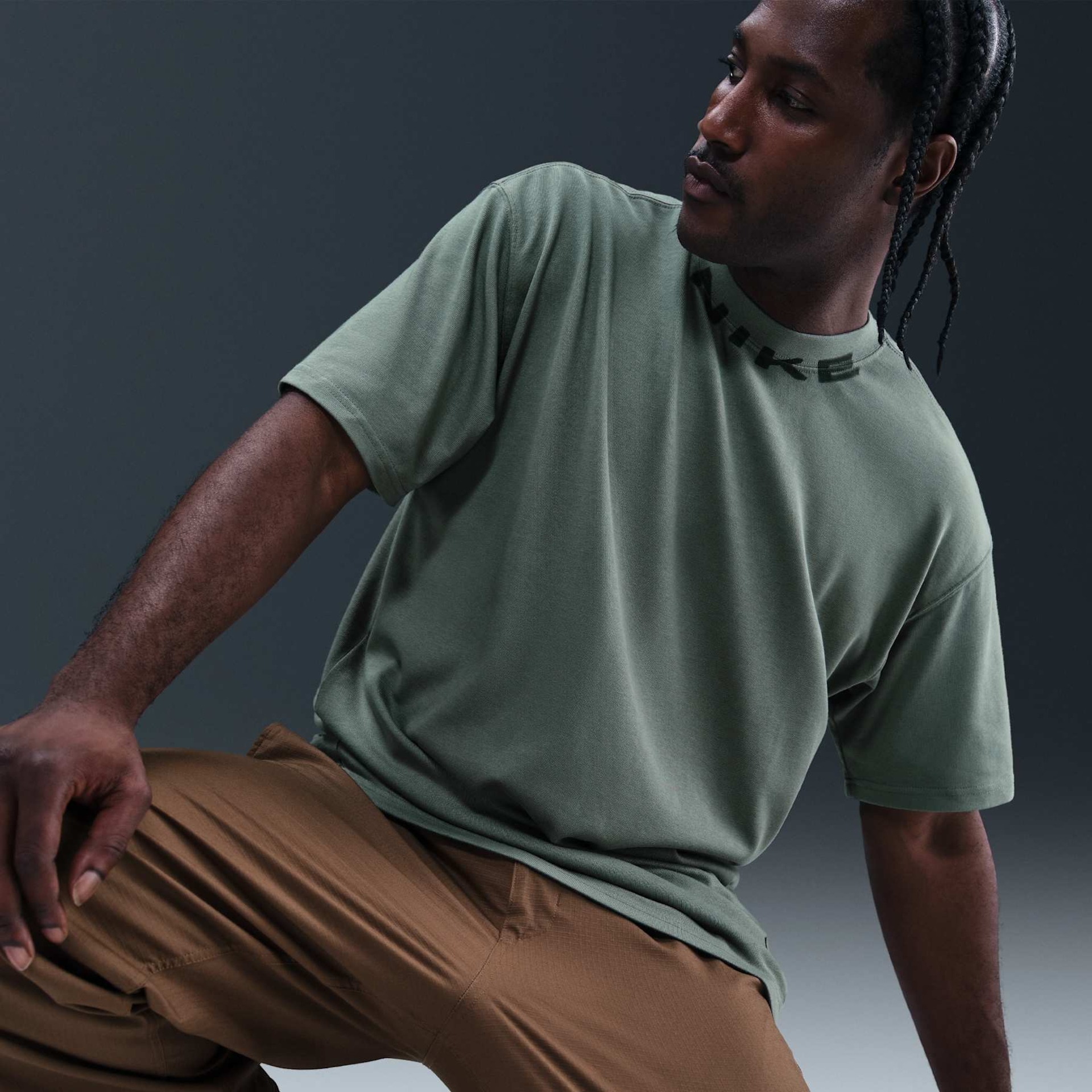 Camiseta Nike Sportswear Collar Print Unissex - Foto 3