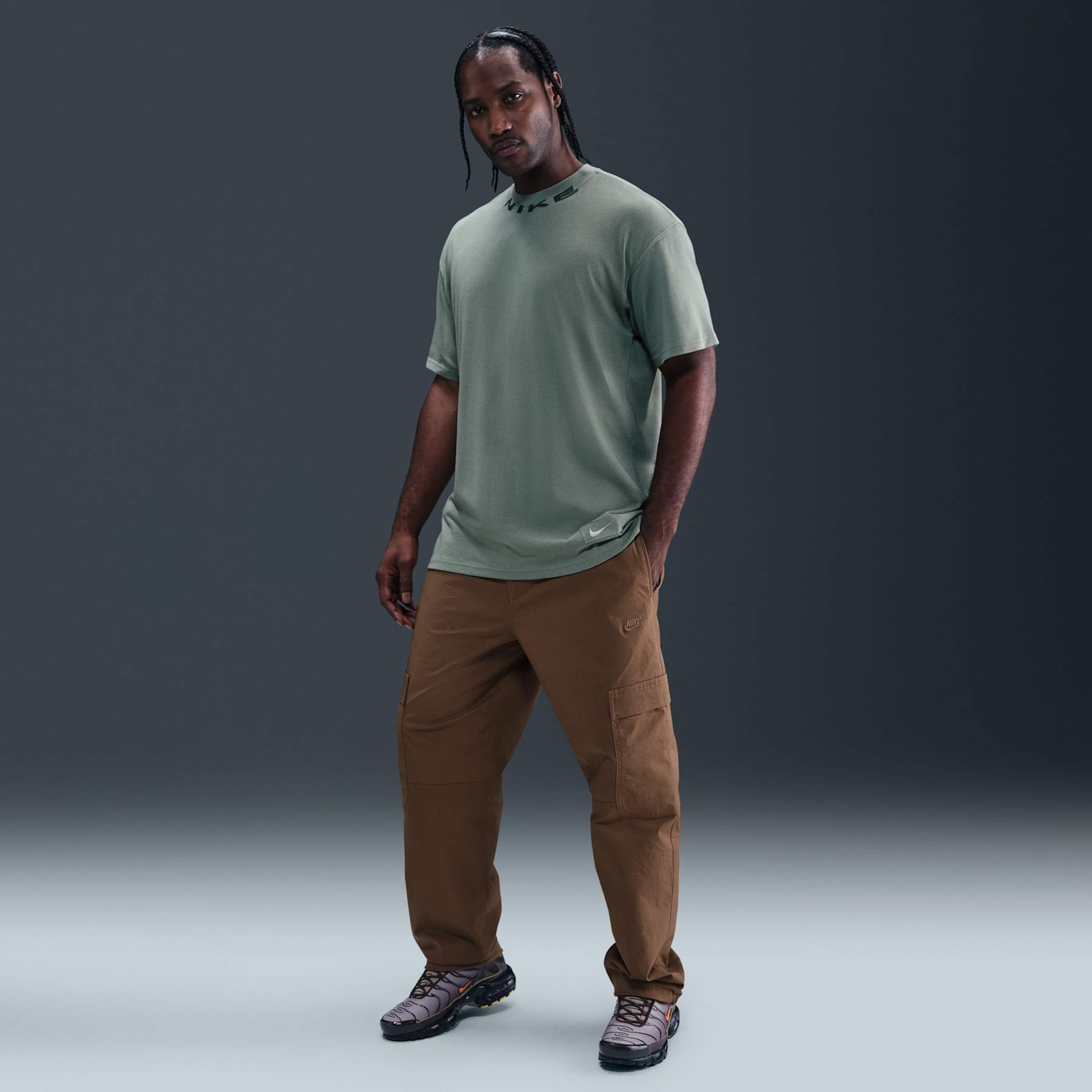 Camiseta Nike Sportswear Collar Print Unissex - Foto 4