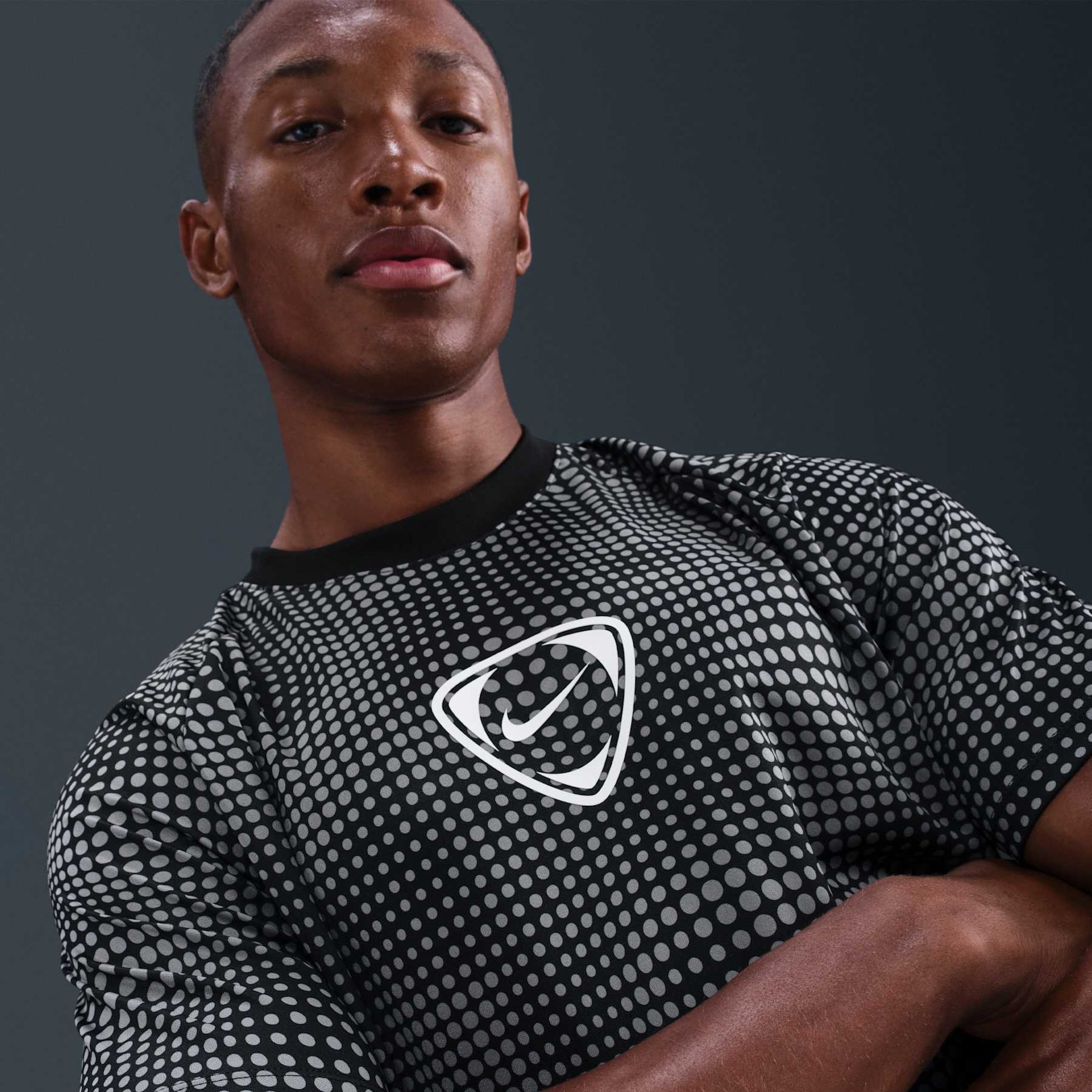 Camiseta Dri-FIT Nike Academy+ AOP Masculina - Foto 3