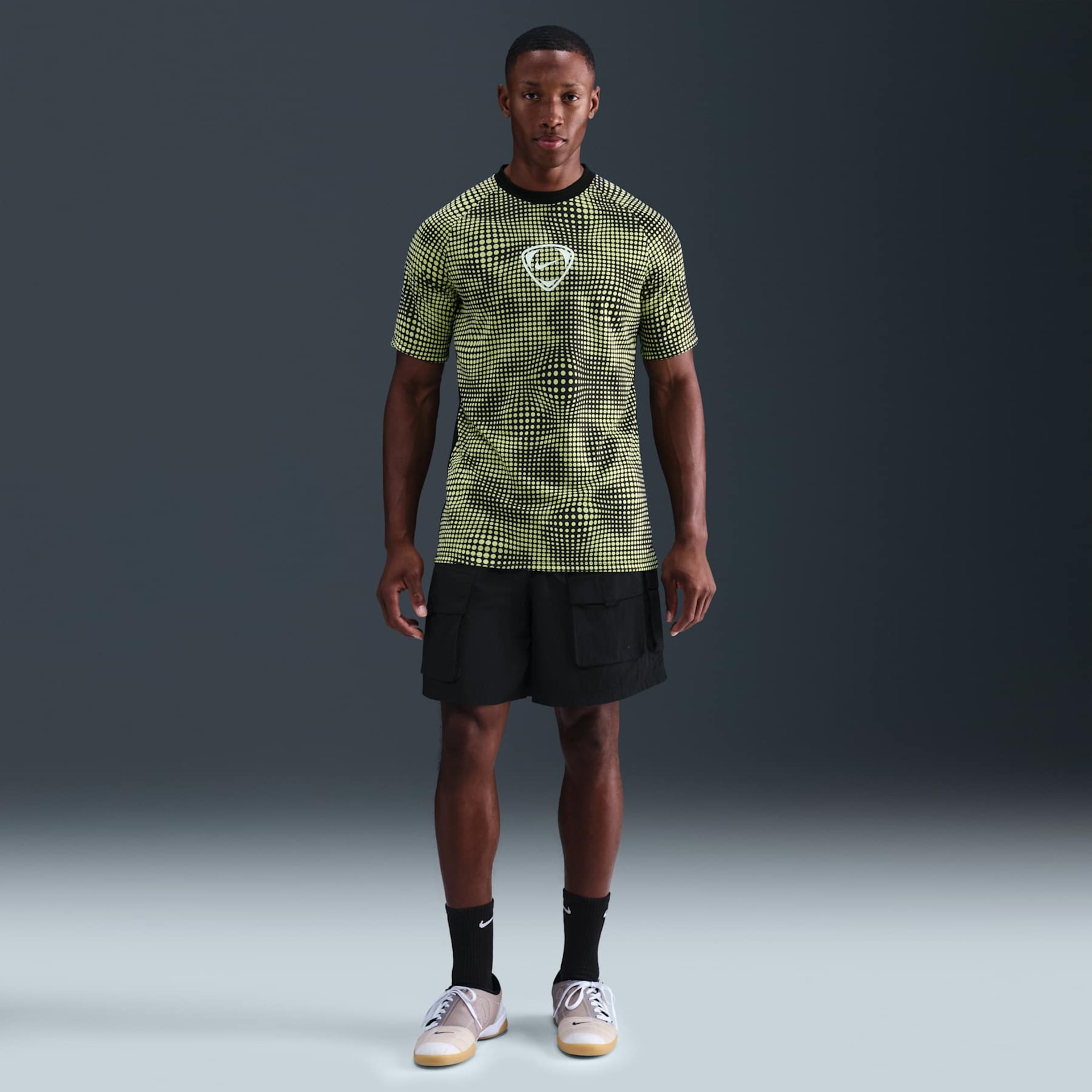 Camiseta Dri-FIT Nike Academy+ AOP Masculina - Foto 4
