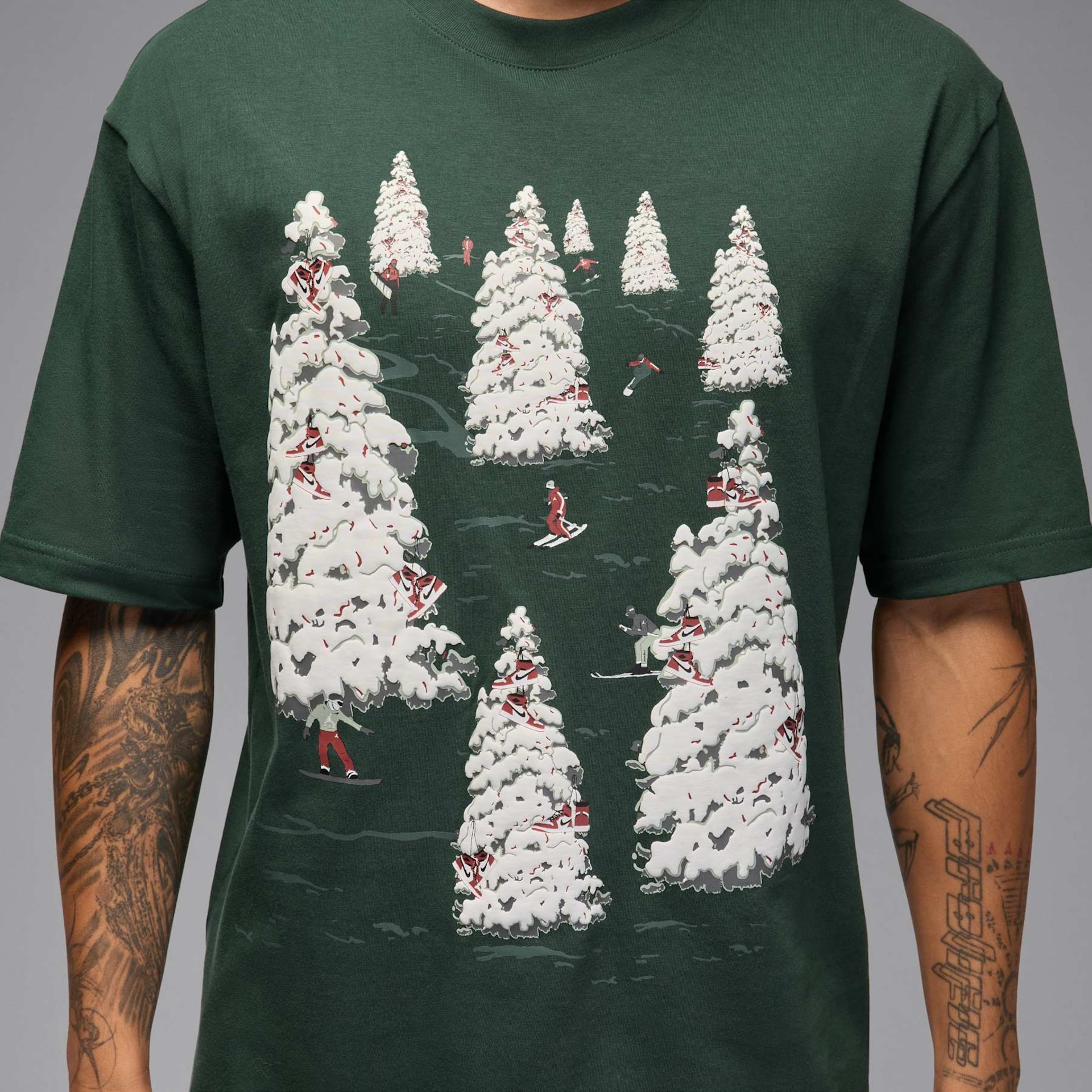 Camiseta Jordan Brooklyn Holiday Masculina - Foto 4