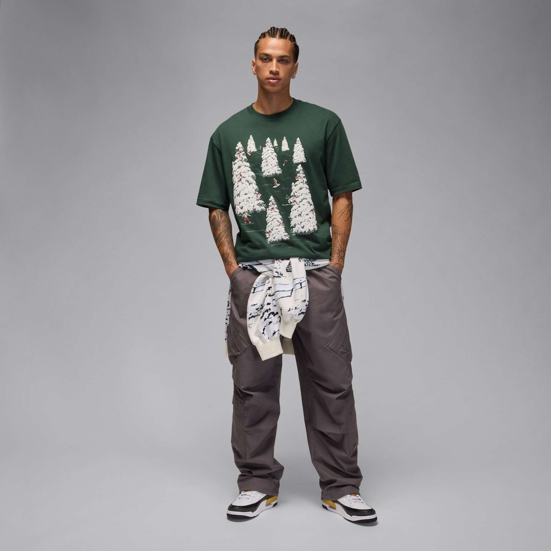 Camiseta Jordan Brooklyn Holiday Masculina - Foto 6