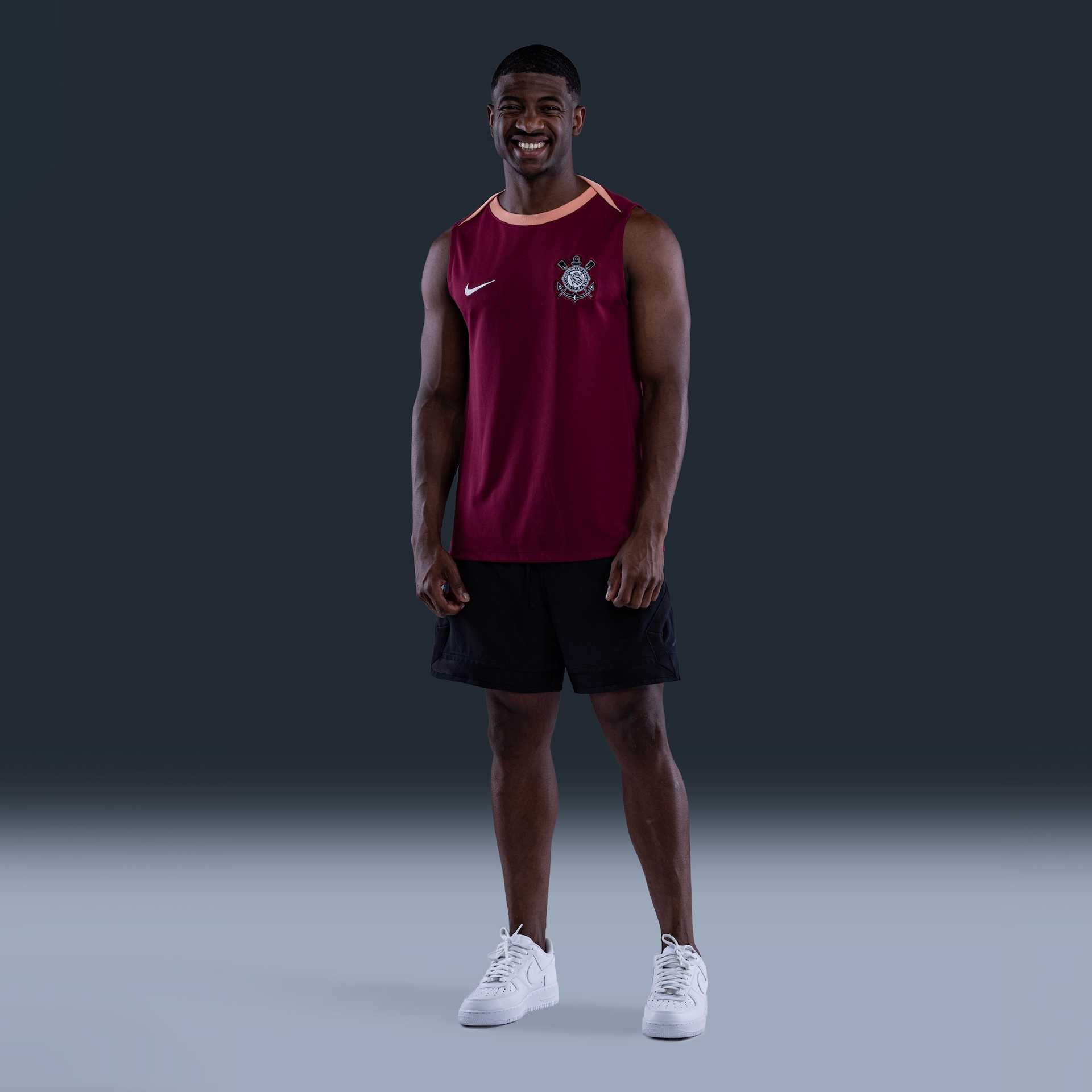 Regata Corinthians Nike 2026 Treino Masculina - Foto 2