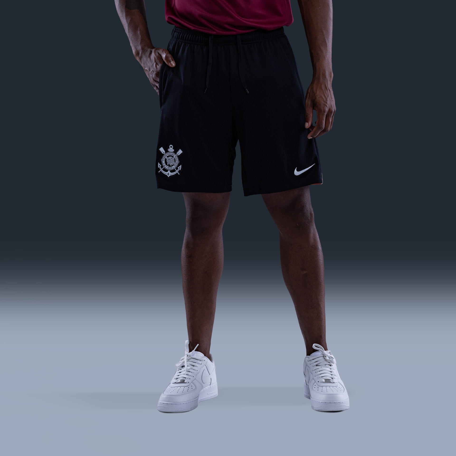 Shorts Corinthians Nike 2026 Strike Treino Masculino - Foto 1